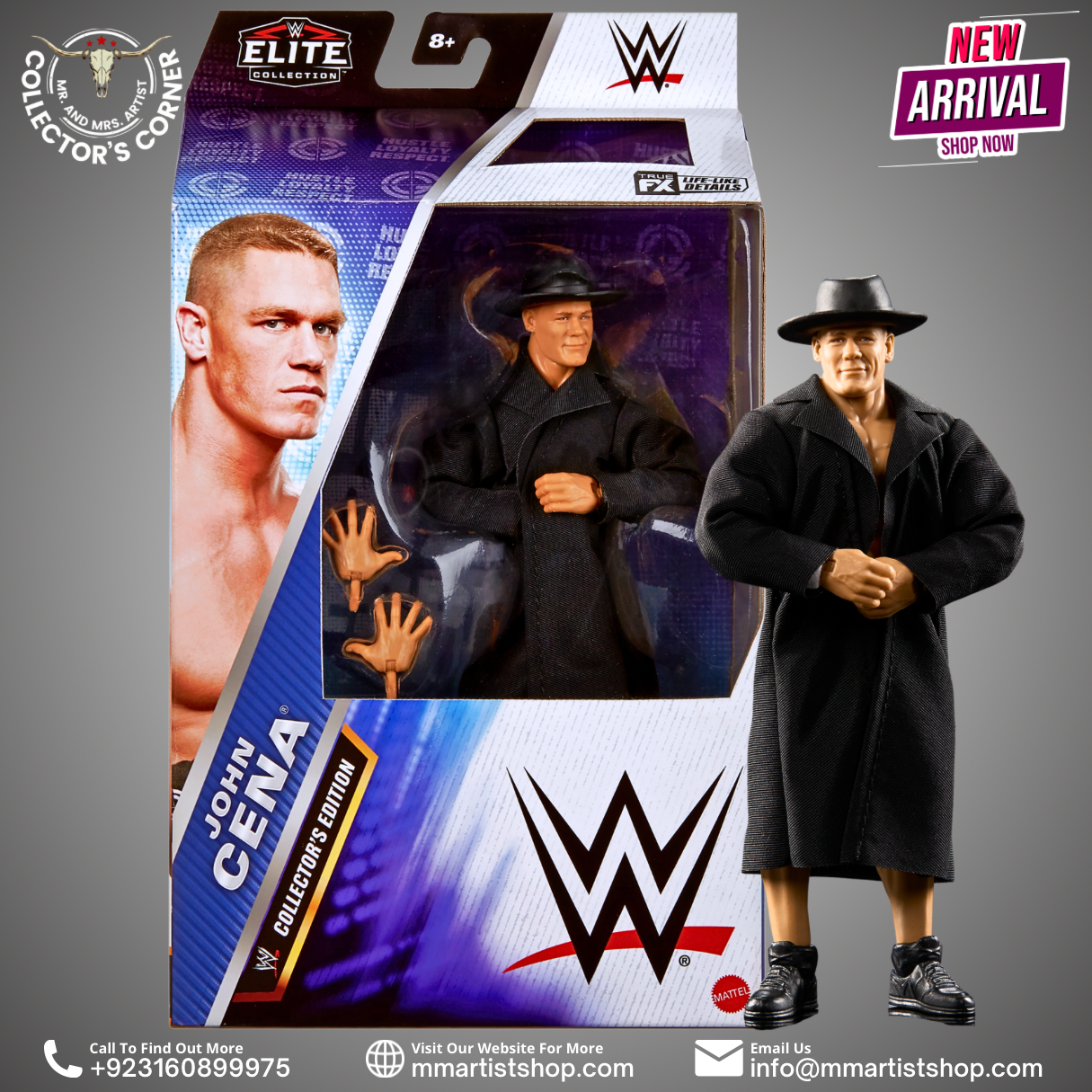 WWE Elite 118 Collector’s Edition John Cena (Chicago Mobster) Action Figure