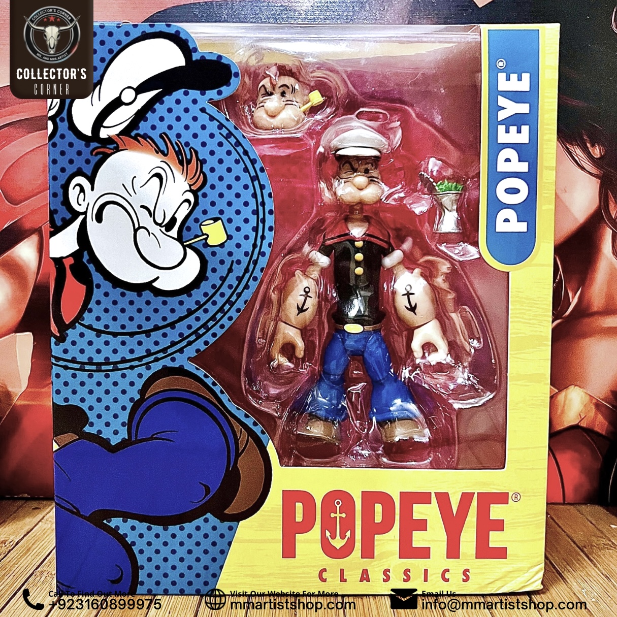 Popeye Classics Popeye Action Figure