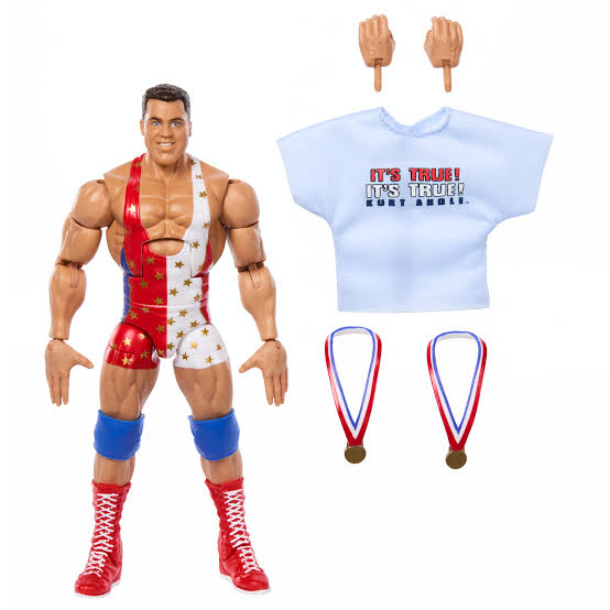 WWE Elite Legend Series 24: Attitude Era Kurt Angle Action Figure 