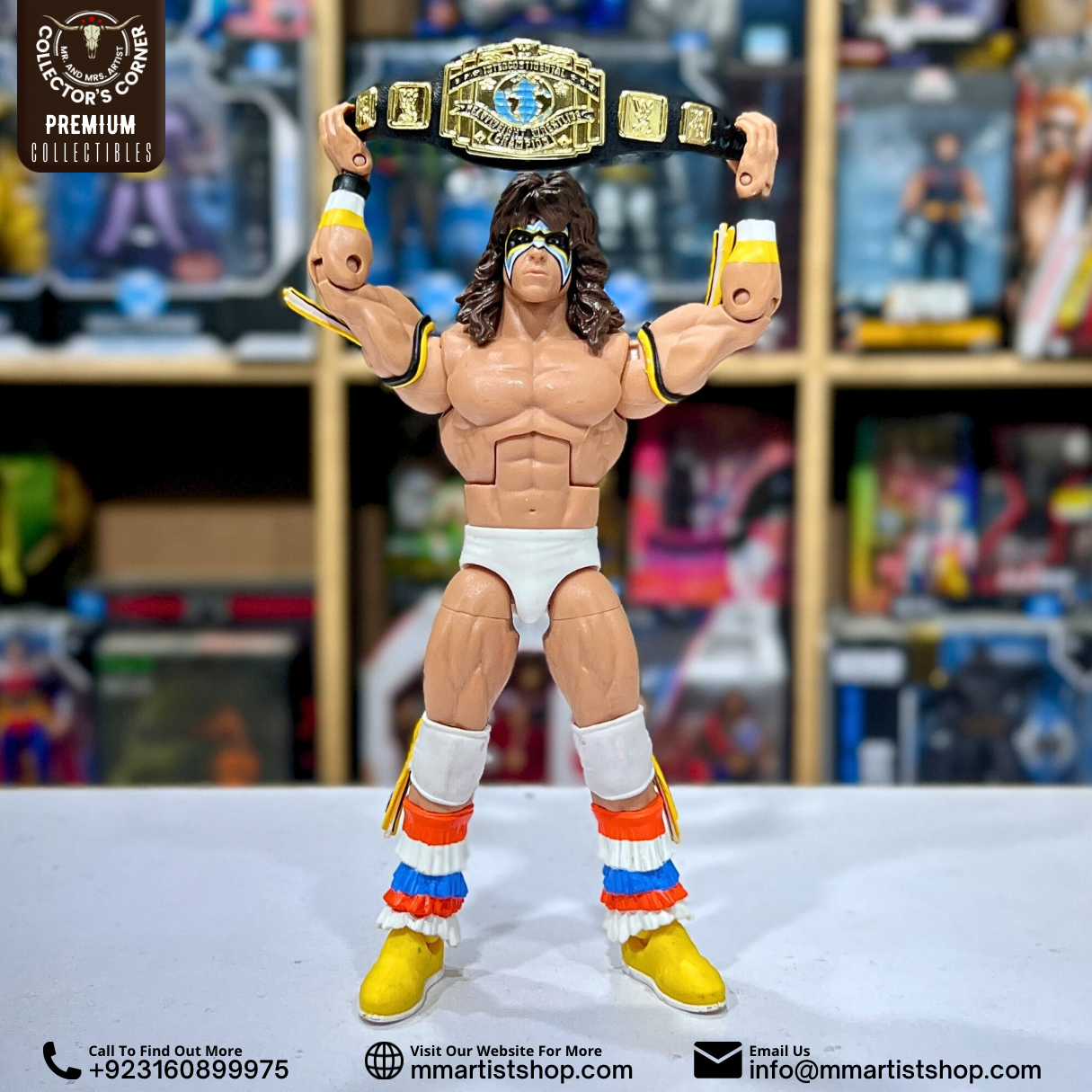 WWE Elite Legend Series 4 Ultimate Warrior Action Figure