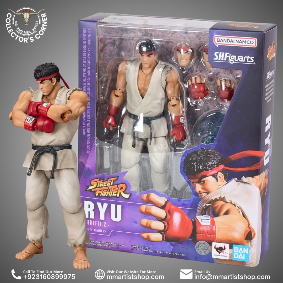 [Pre-Order] Street Fighter 6 S.H.Figuarts Ryu (Outfit 2 Ver.) Action Figure