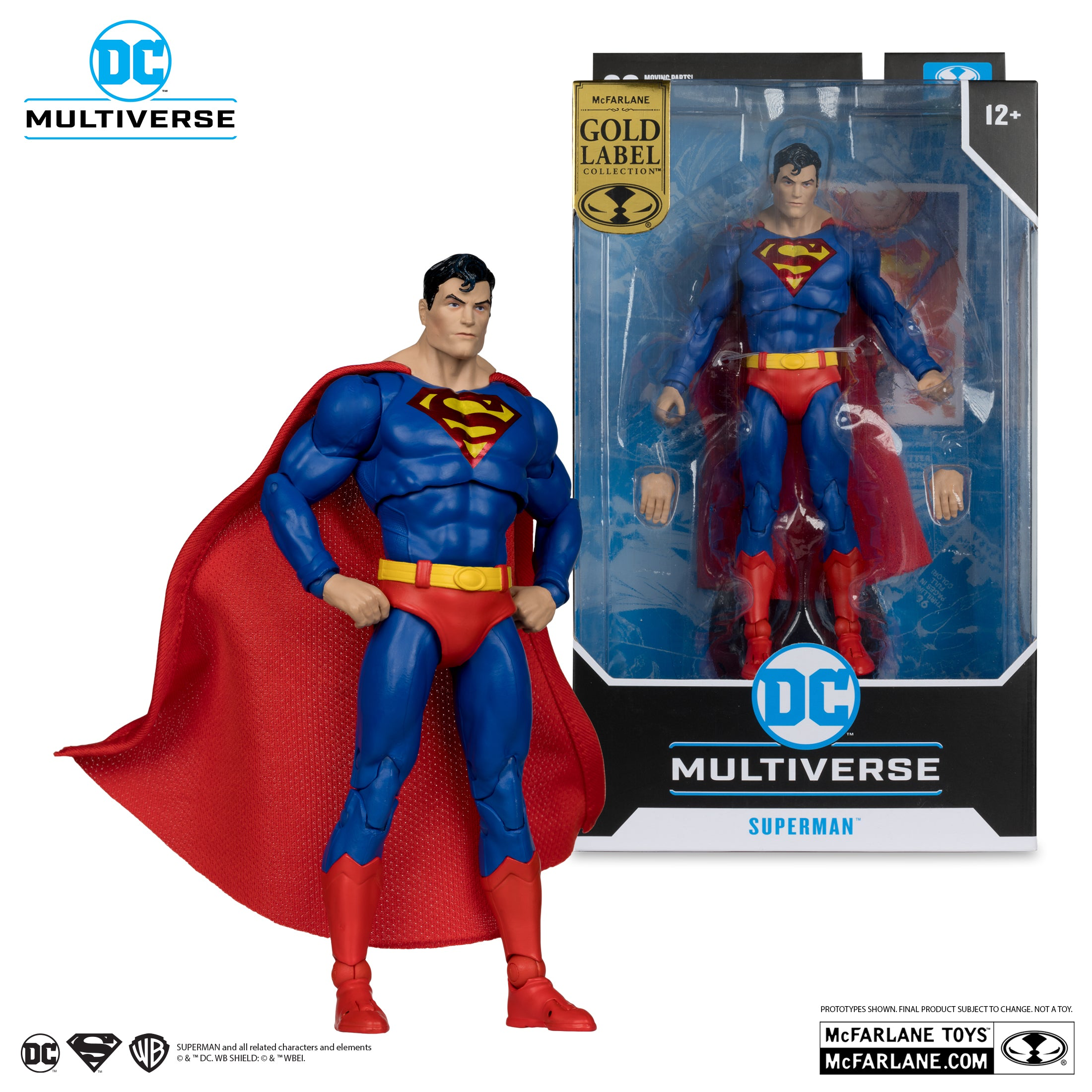 DC Multiverse Gold Label Superman Action Comics 7-inches Action Figure