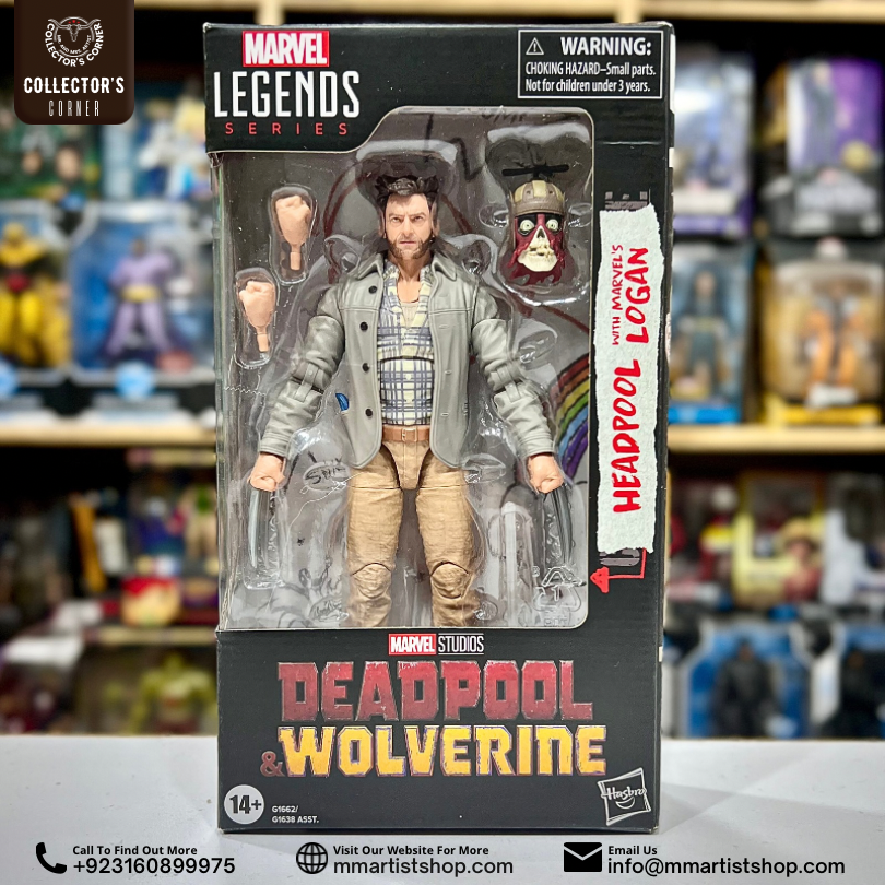 [In Stock] Deadpool & Wolverine Marvel Legends Headpool with Marvel's Logan Action Figure