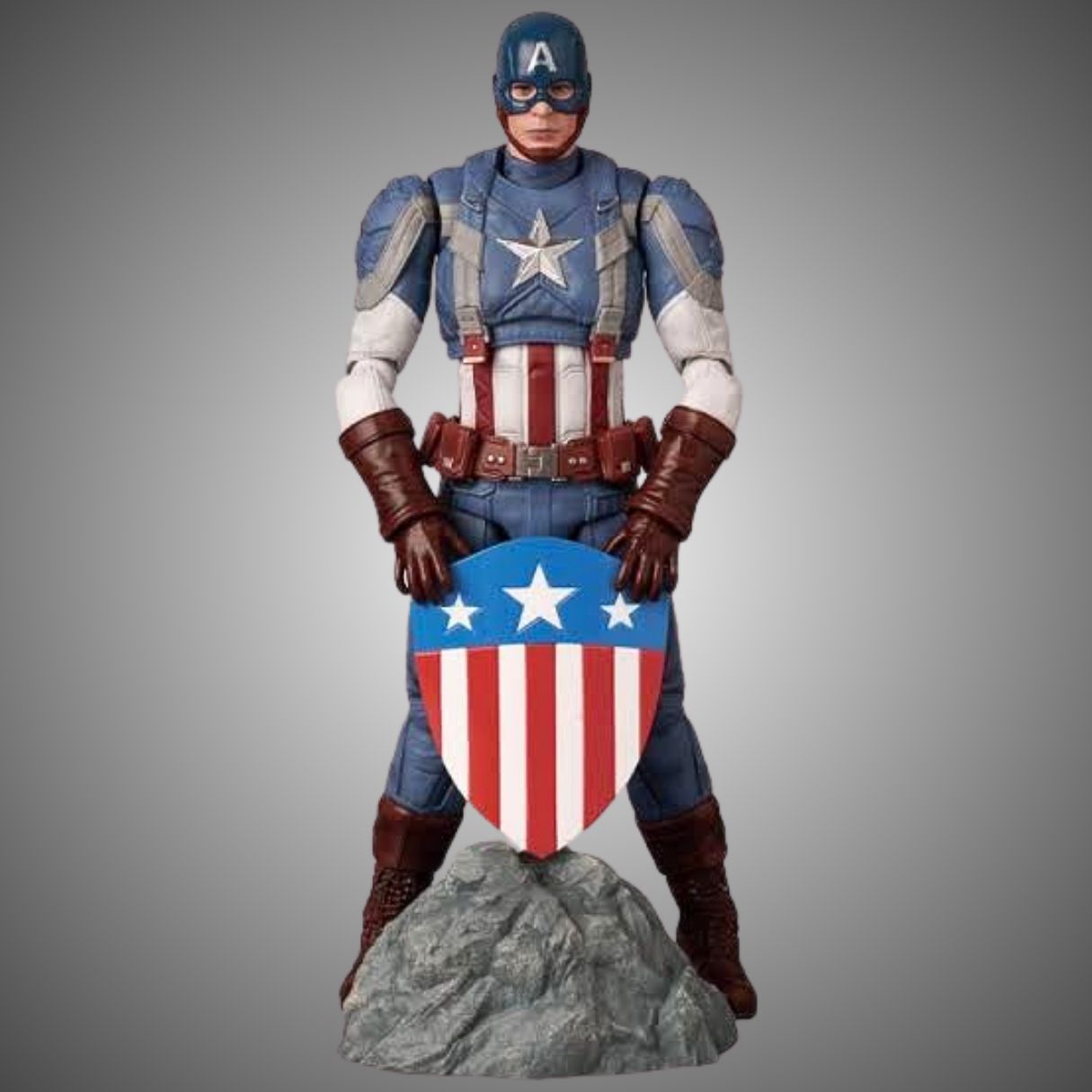 Captain America: The Winter Soldier MAFEX No.220 Captain America (Classic Suit) Action Figure