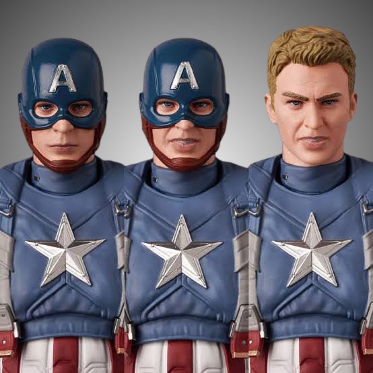 Captain America: The Winter Soldier MAFEX No.220 Captain America (Classic Suit) Action Figure