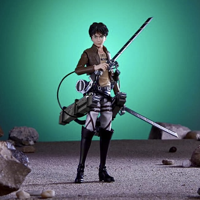 Attack on Titan Total Anime 01 Eren Yaeger Action Figure