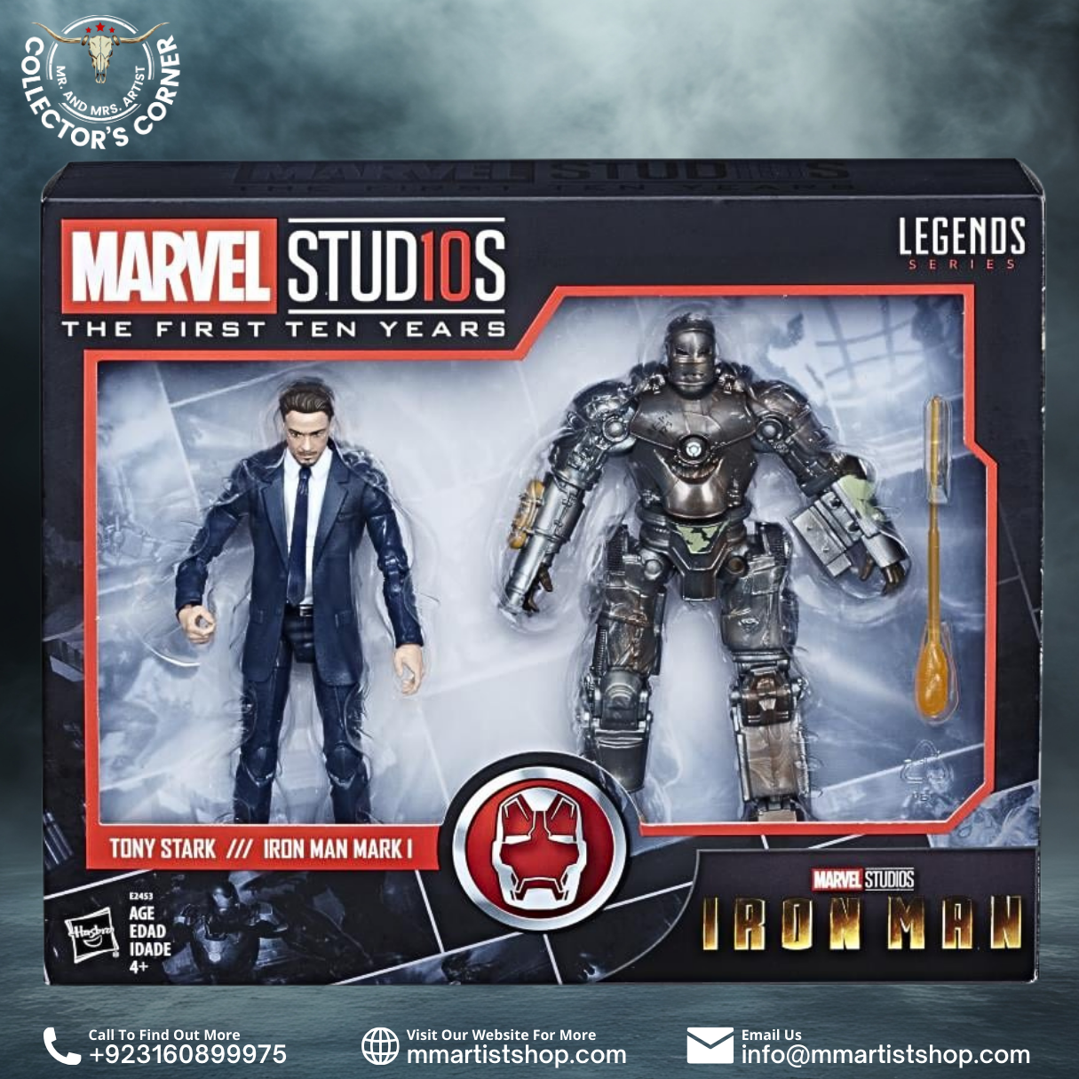 Marvel Studios: The First Ten Years Marvel Legends Tony Stark & Mark I Two-Pack