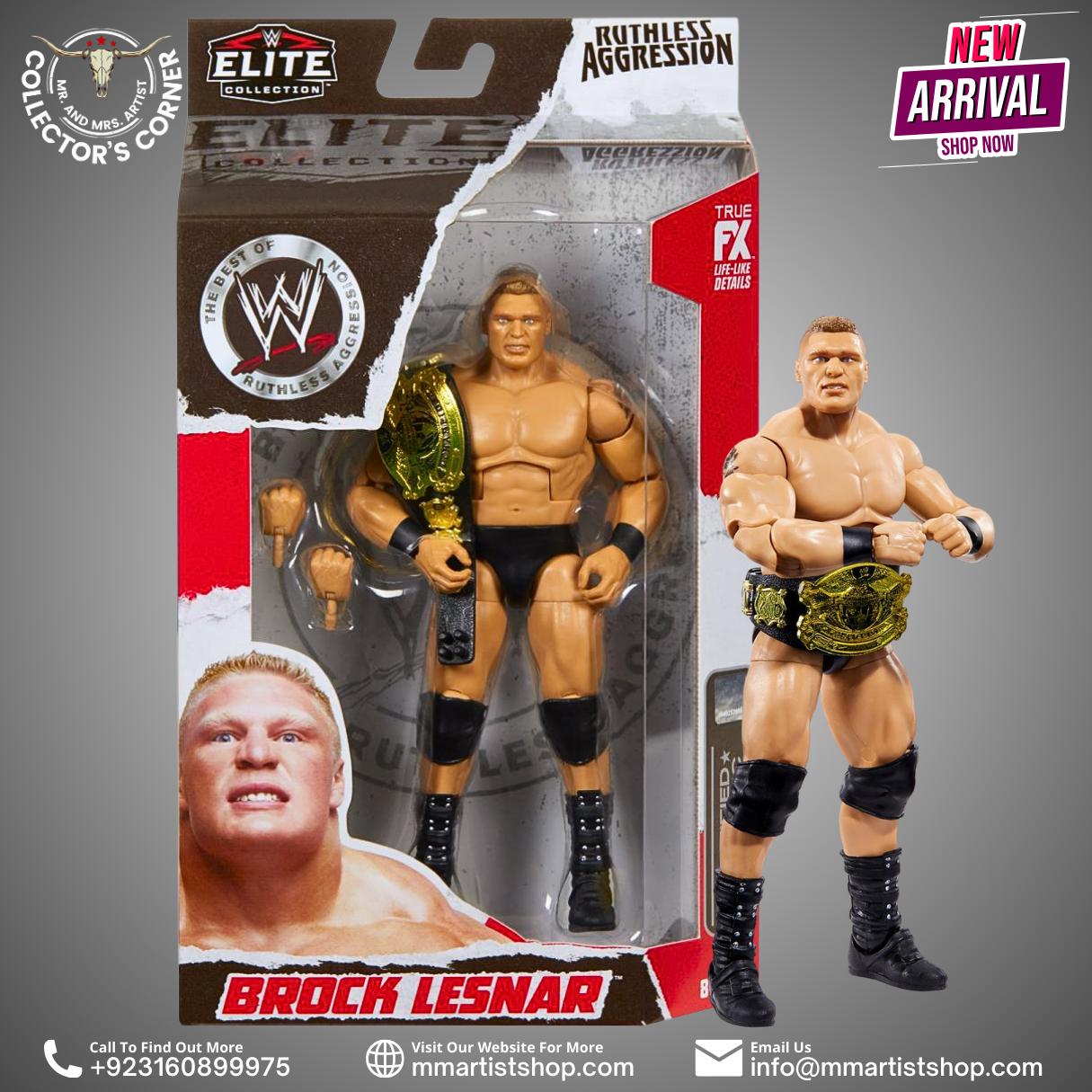 WWE Elite Collection Best of Ruthless Aggression Series 1 Brock Lesnar Action Figure