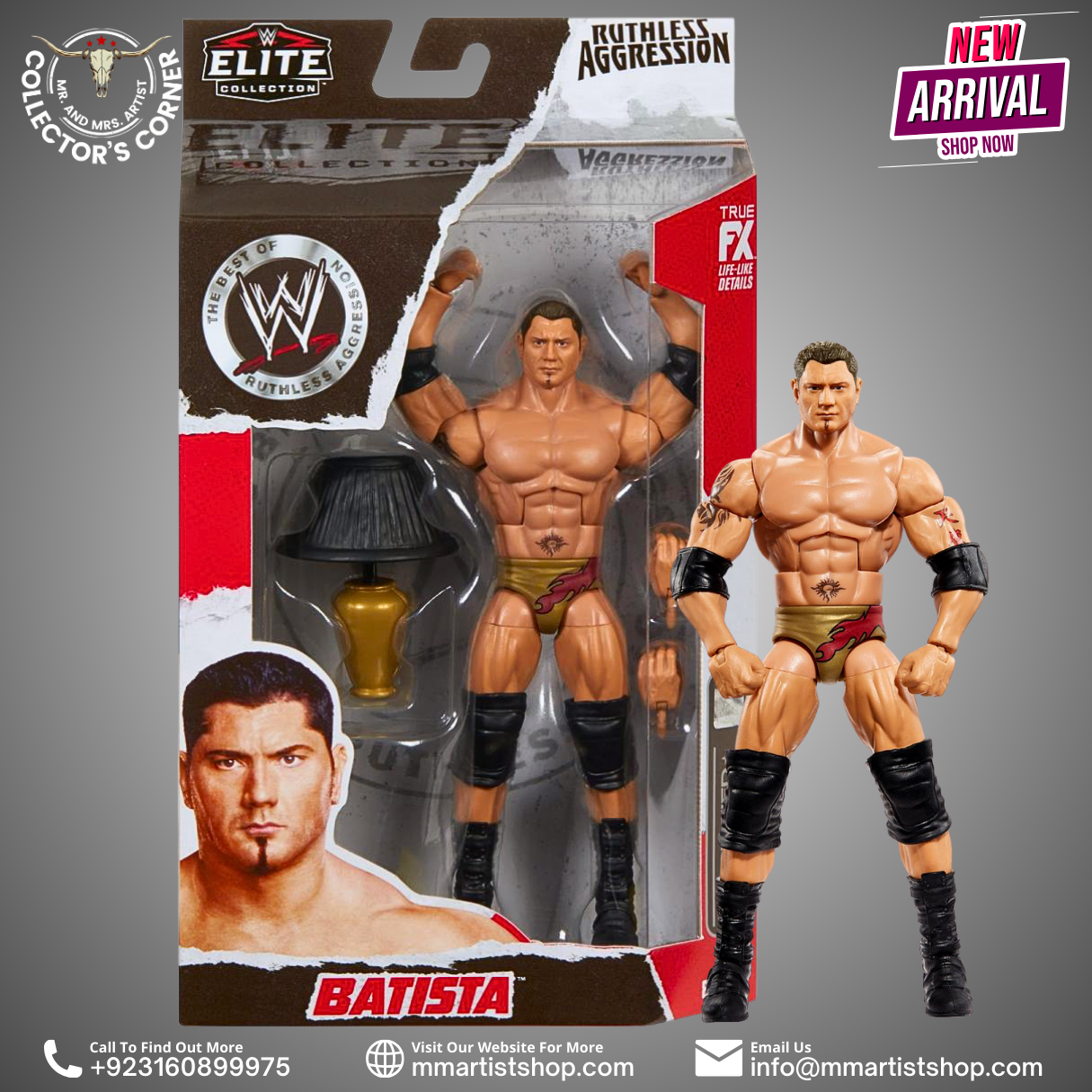 2022 WWE Mattel Elite Collection Best of Ruthless Aggression Series 1 Batista