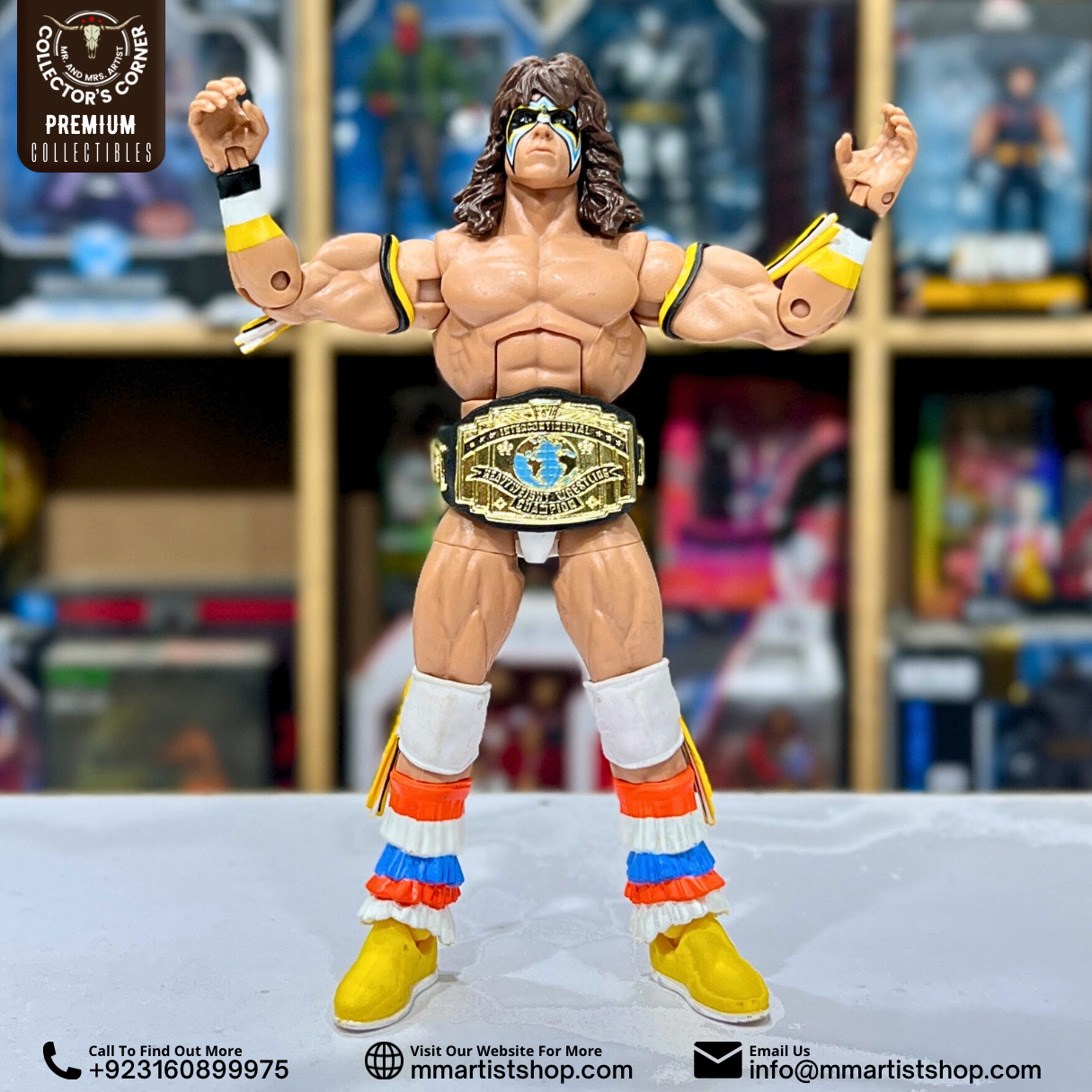 WWE Elite Legend Series 4 Ultimate Warrior Action Figure