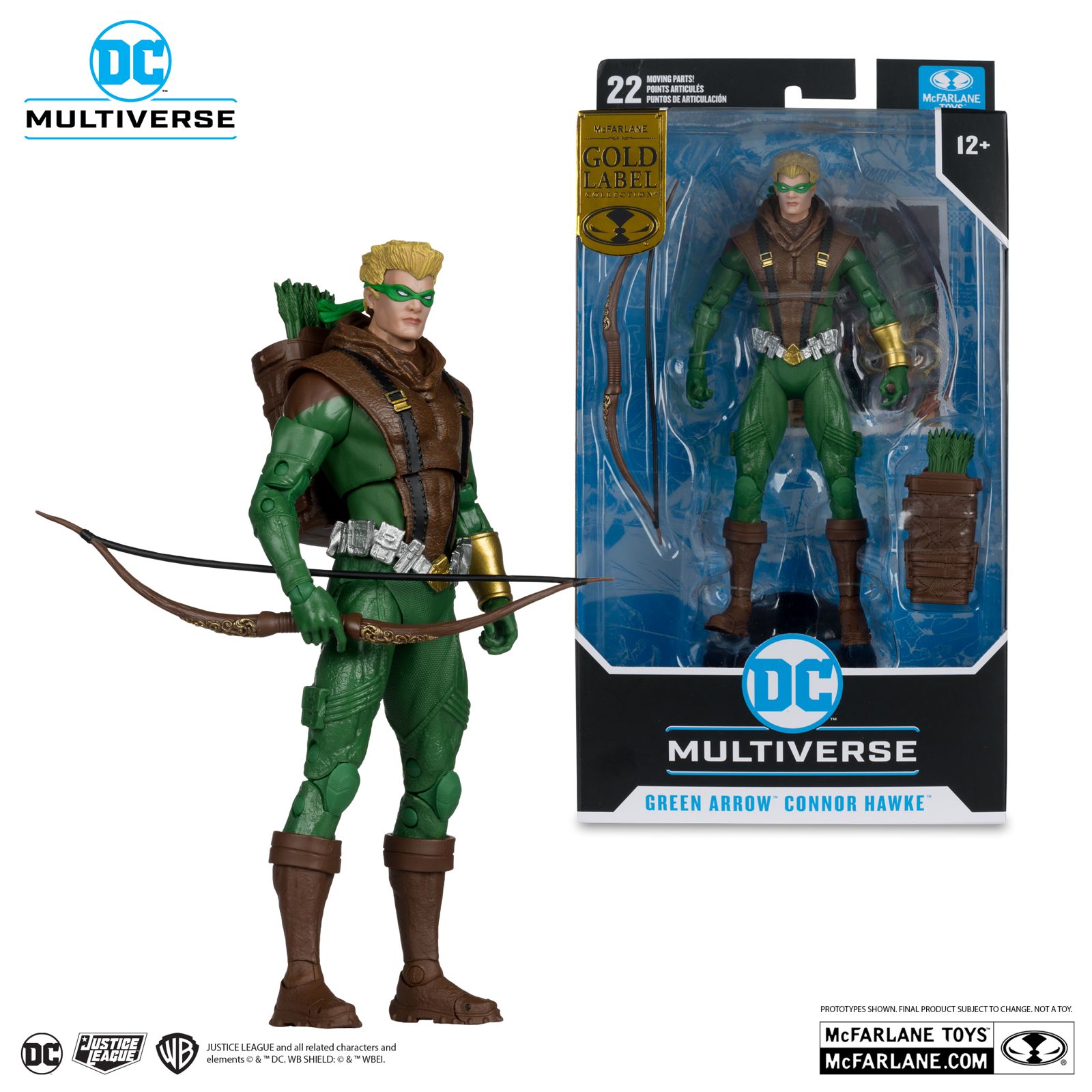 DC Comics - Green Arrow (Connor Hawke) Gold Label 7" Figure
