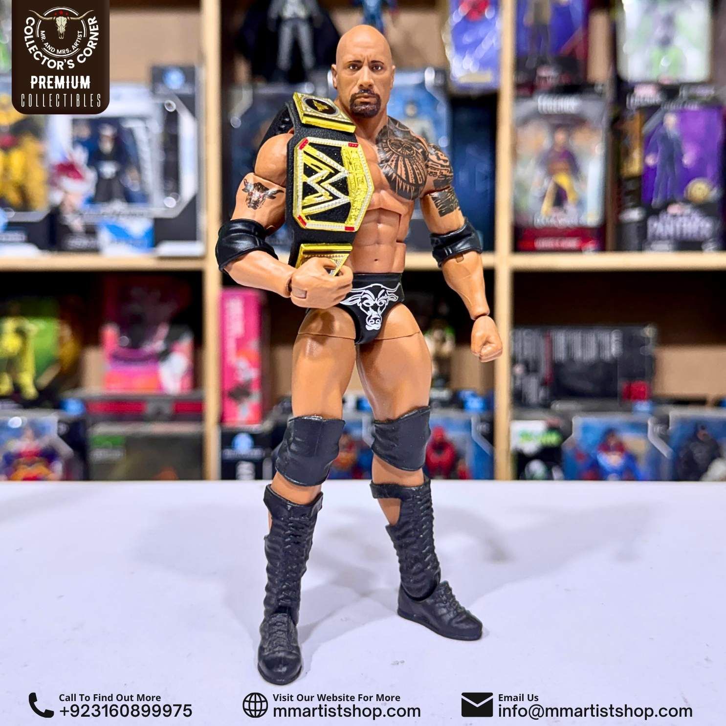 WWE Elite Series The Rock Action Figure