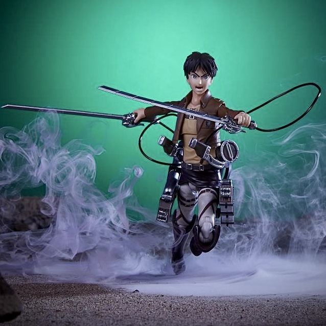 Attack on Titan Total Anime 01 Eren Yaeger Action Figure