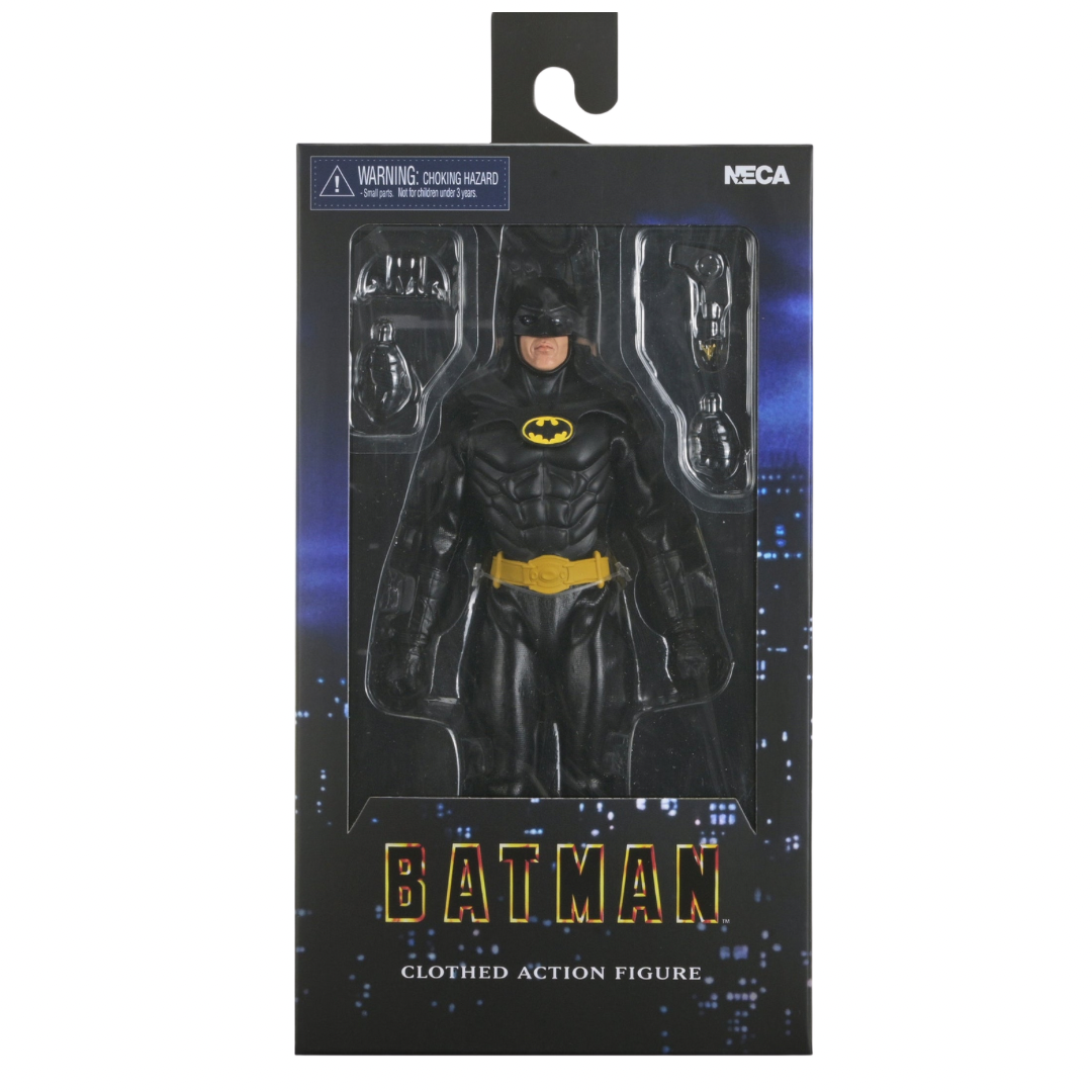 [Pre-Order] Batman (1989 Film) Batman Returns 8" Clothed Action Figure Bundle - Batman, Catwoman & The Penguin