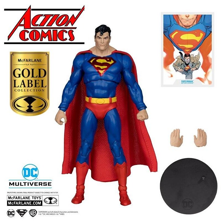 DC Multiverse Gold Label Superman Action Comics 7-inches Action Figure