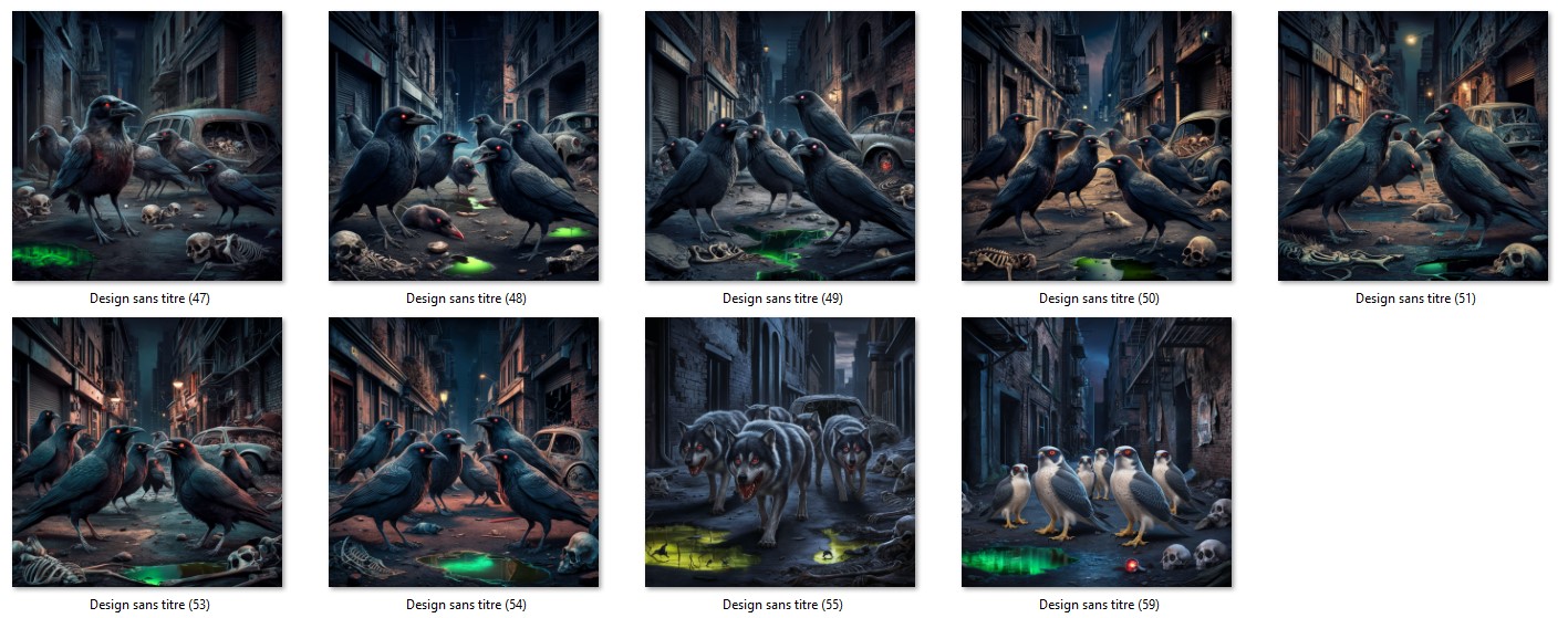 Décor urbain sombre