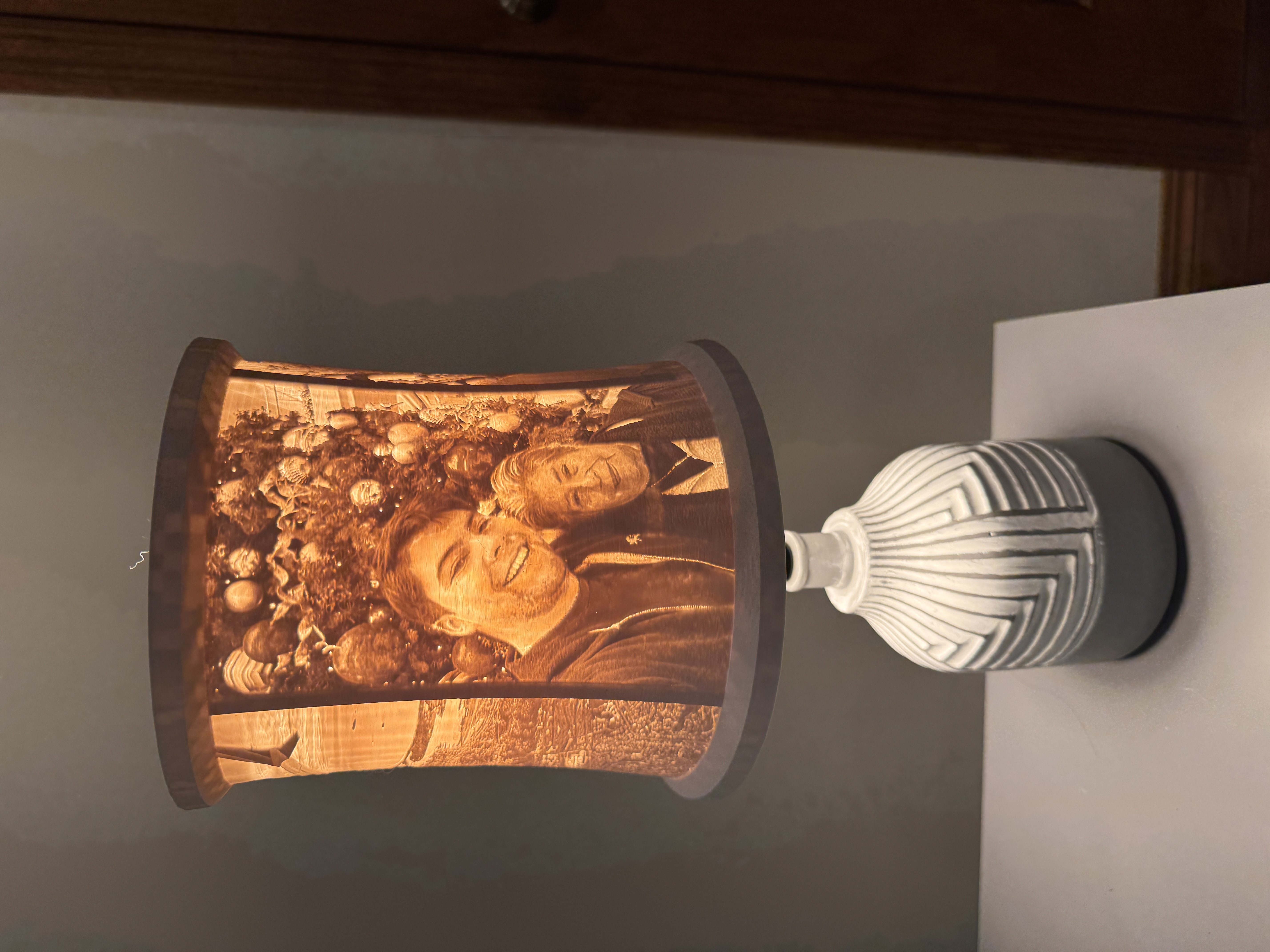 4-Picture Litho-Lampshade