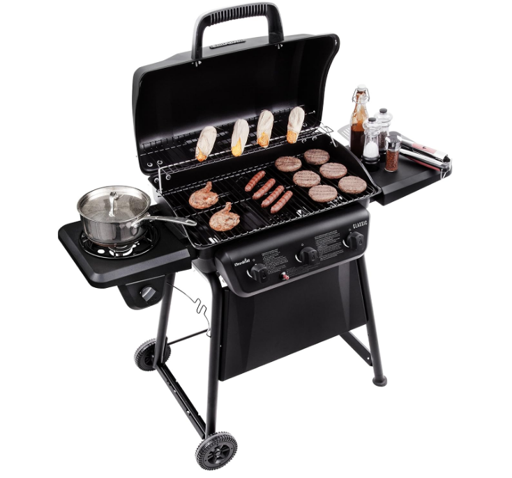  Classic Series™ Convective 3-Burner with Side Burner Propane Gas Stainless Steel Grill - 463773817-P2