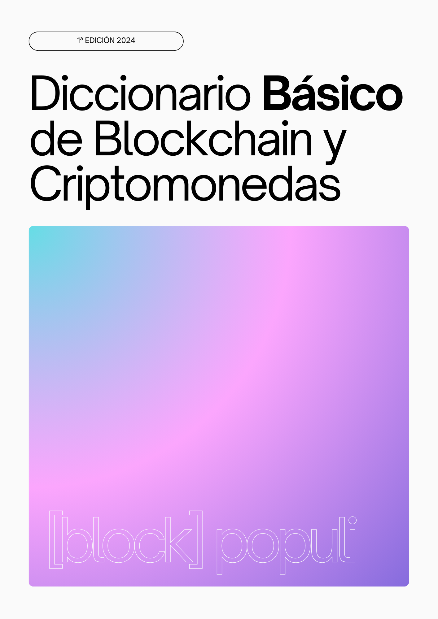 Diccionario Básico de Blockchain y Criptomonedas