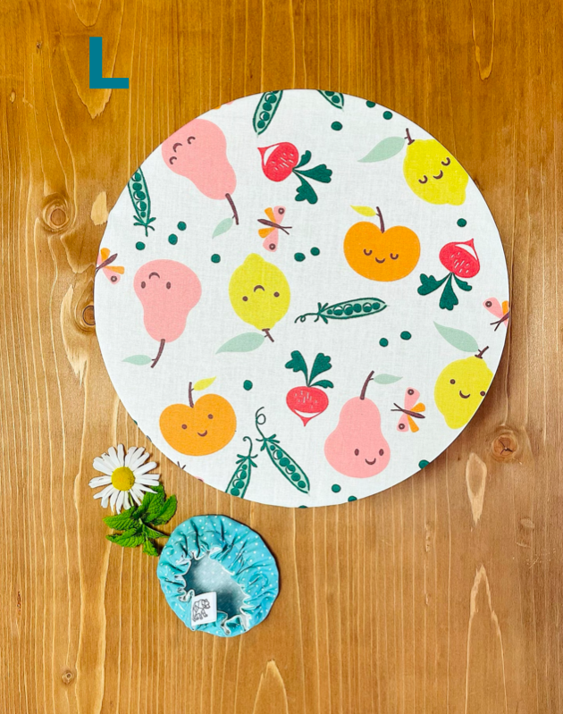 Lots de 5 charlottes couvre plats alimentaires