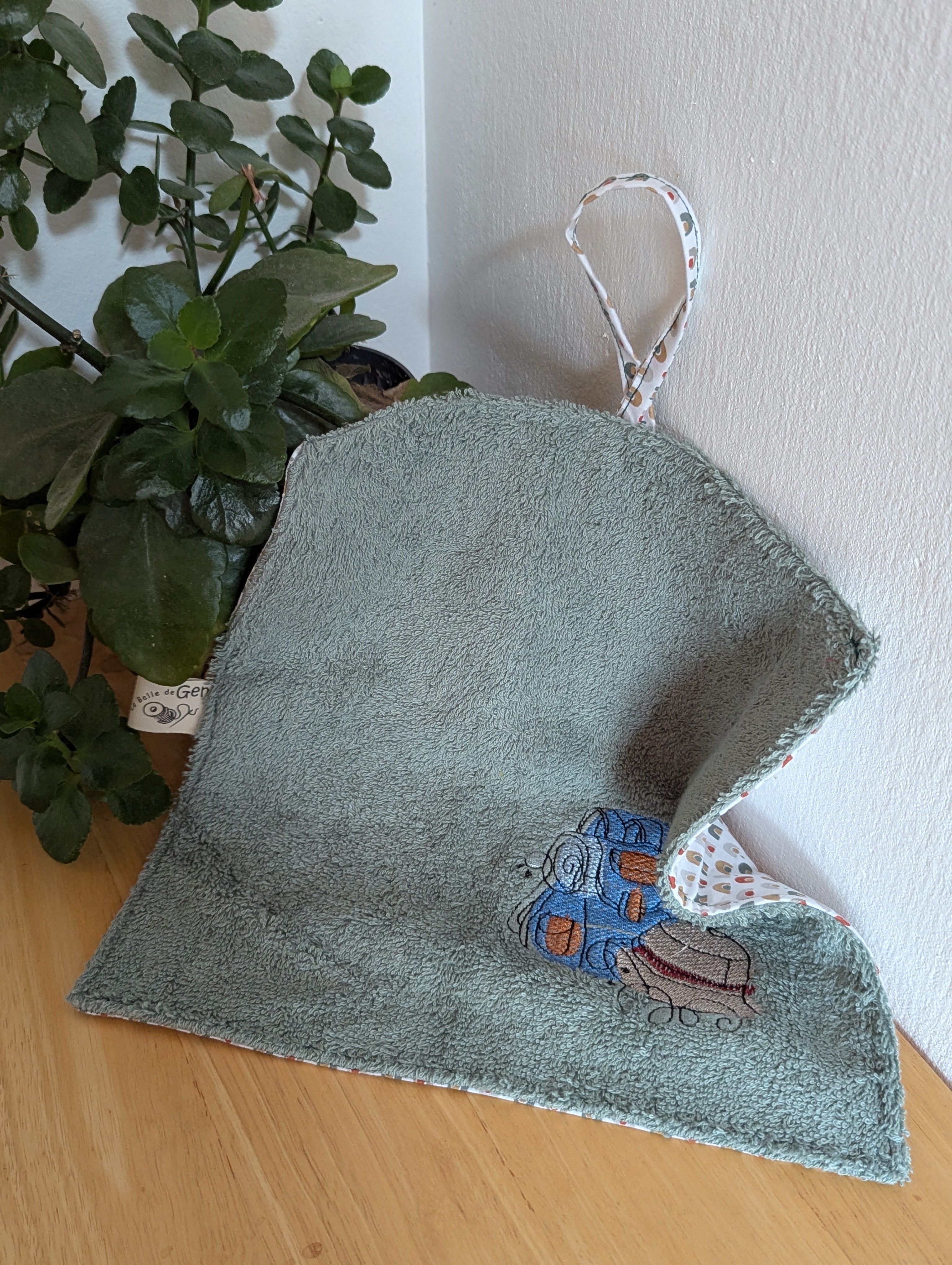 Essuie Main brodé "En rando"