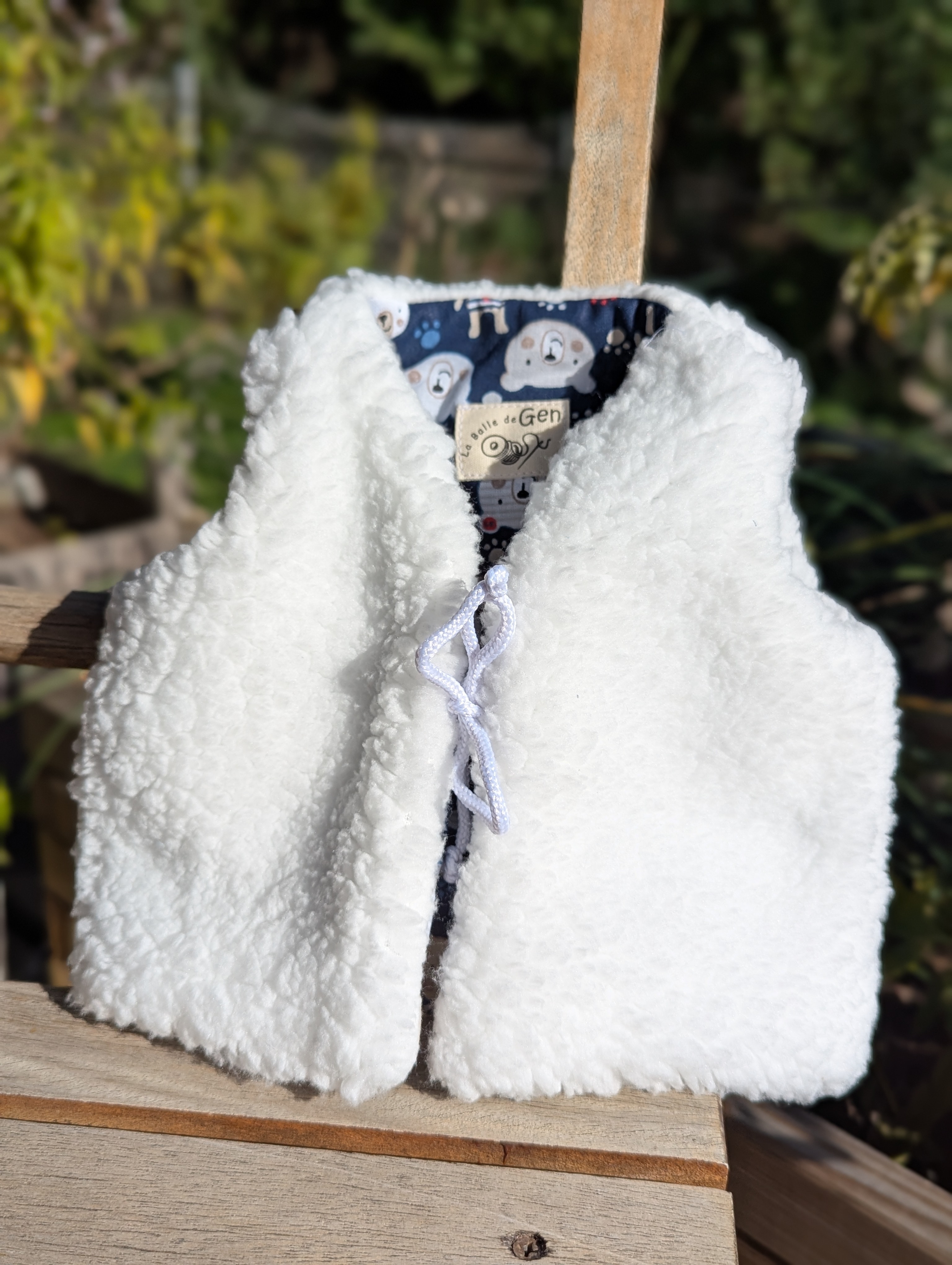 Gilet type BERGER - Ourson bleu