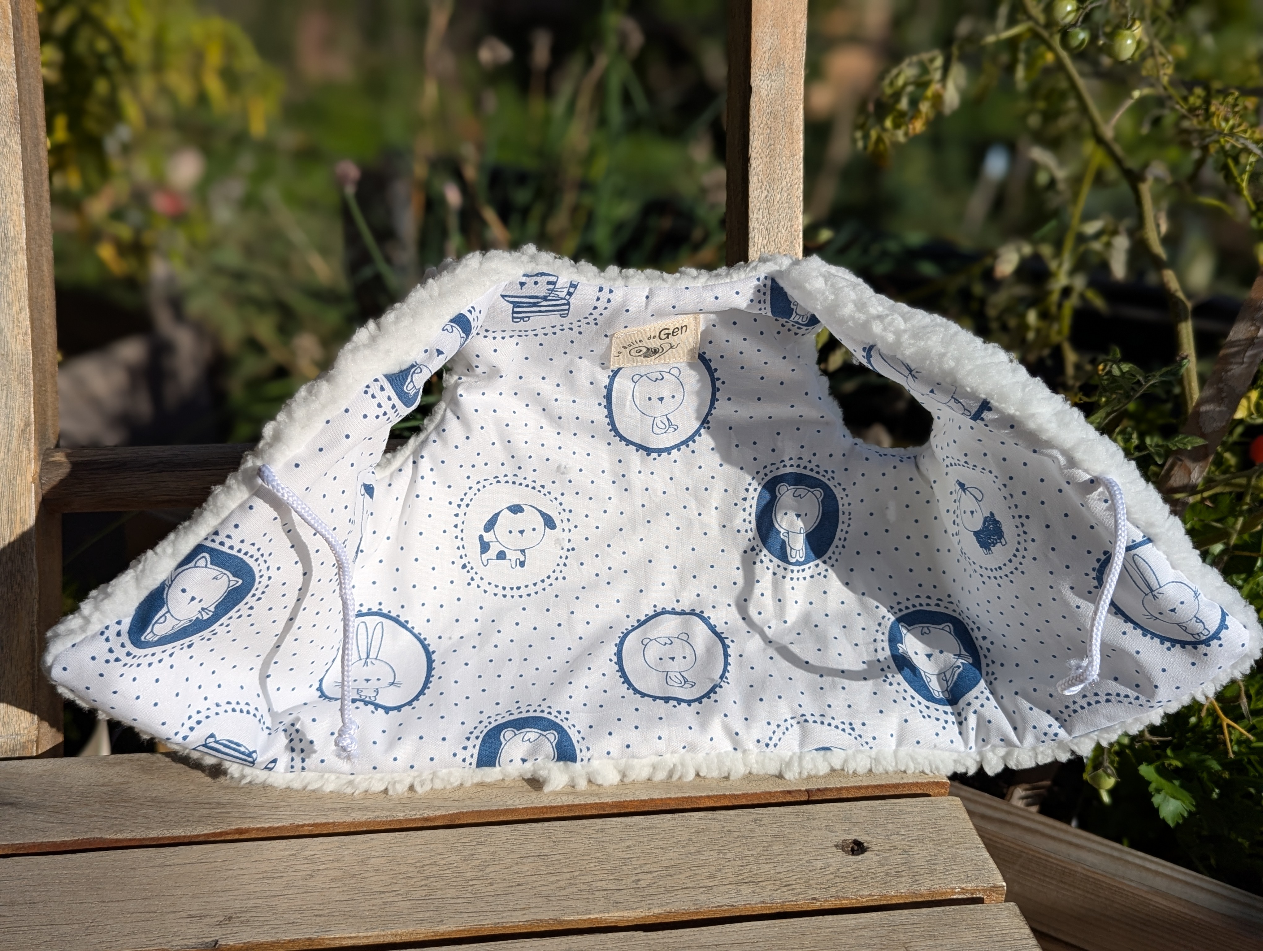 Gilet type BERGER - Blanc Bleu