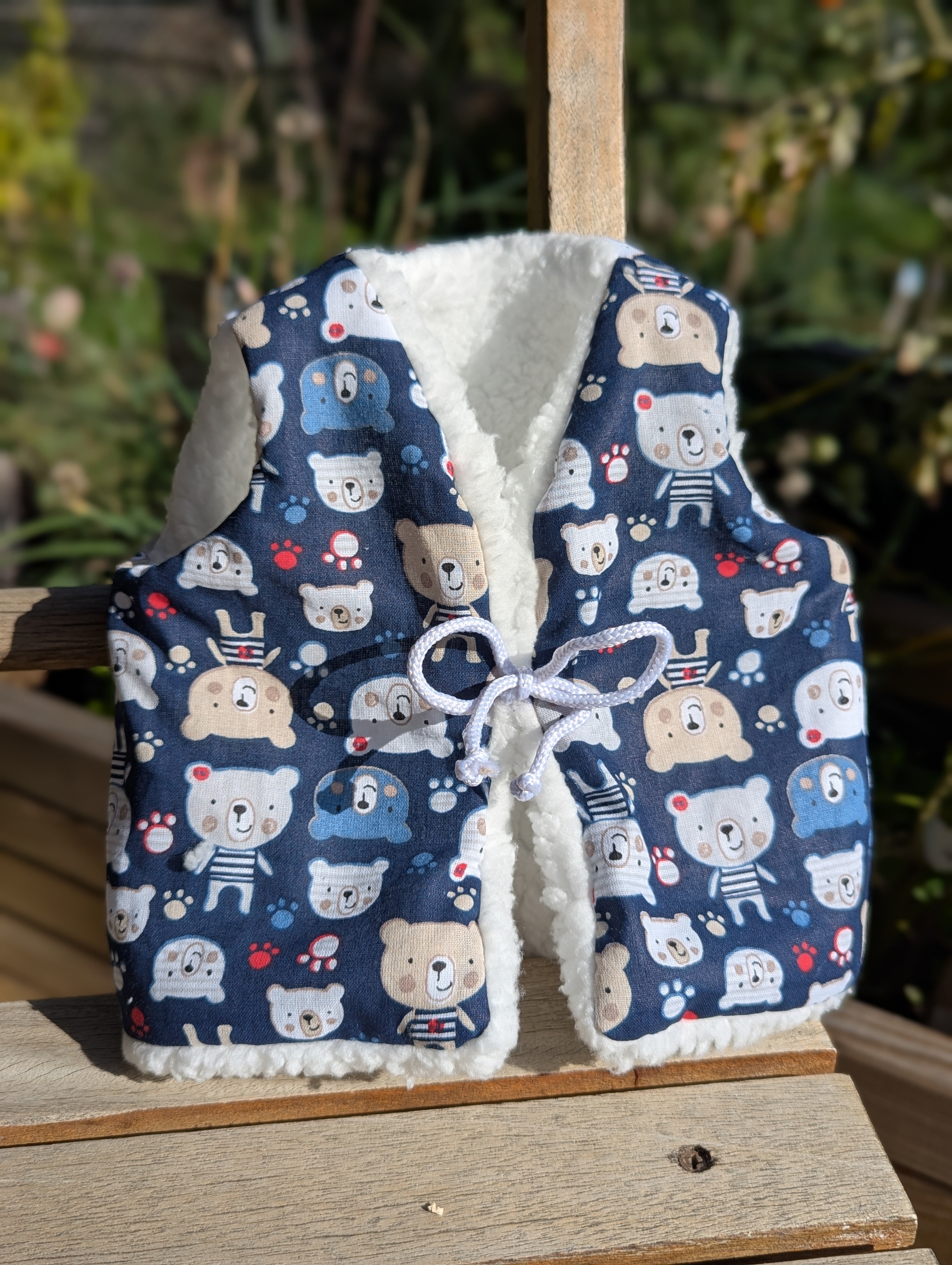 Gilet type BERGER - Ourson bleu