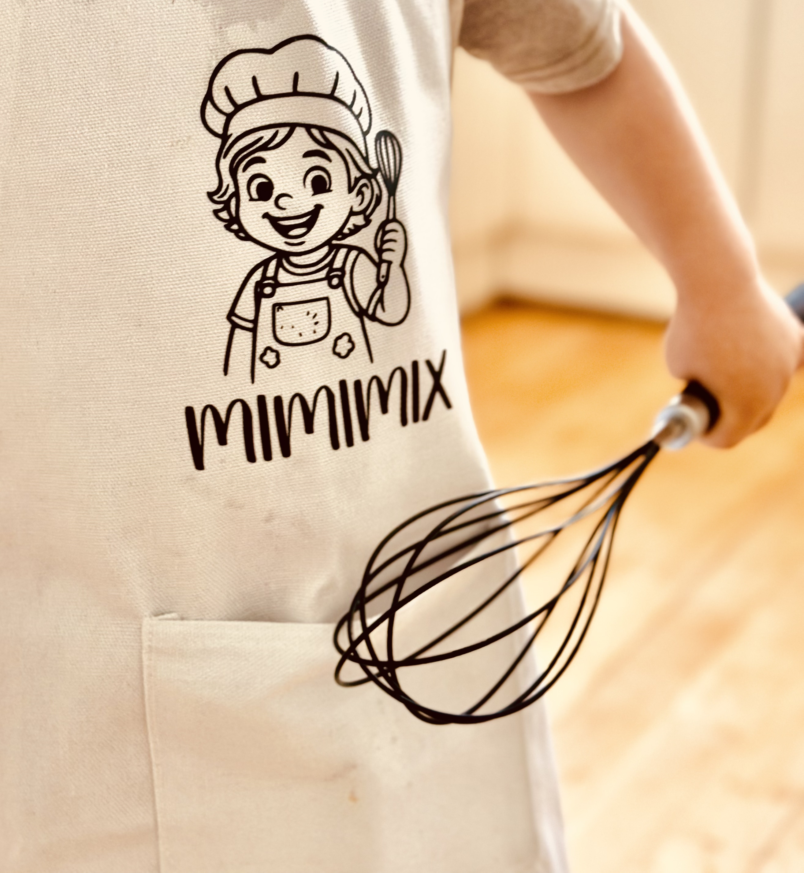 PRE-ORDER - Baby Chef Apron + Hat Set