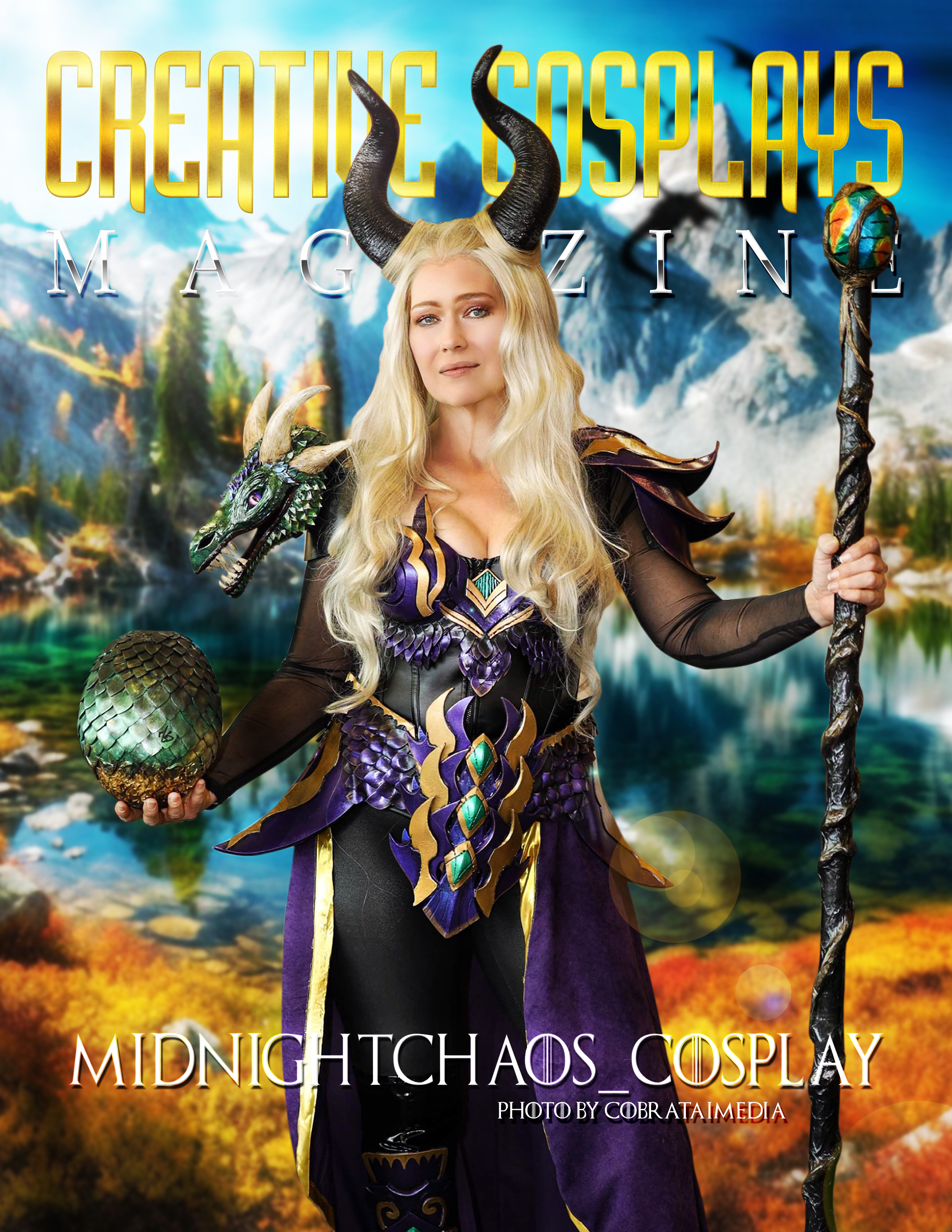 GOT/Maleficent Creative Cosplays Cover Print