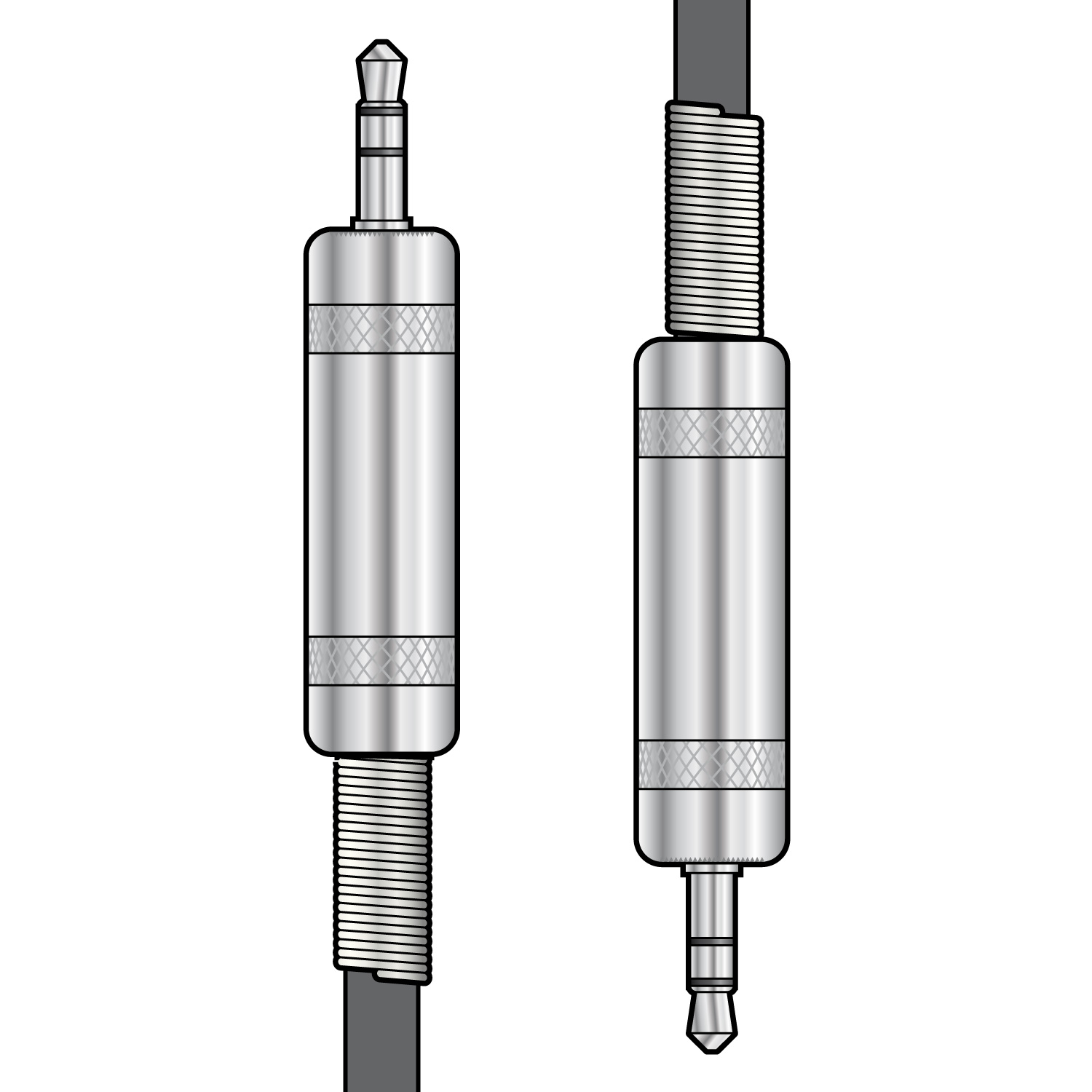 Stereo 3.5mm Jack to Jack Lead (metal)