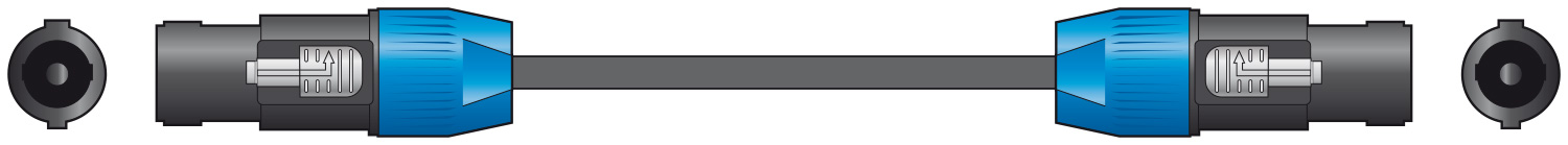 Speakon™ Compatible Speaker Lead