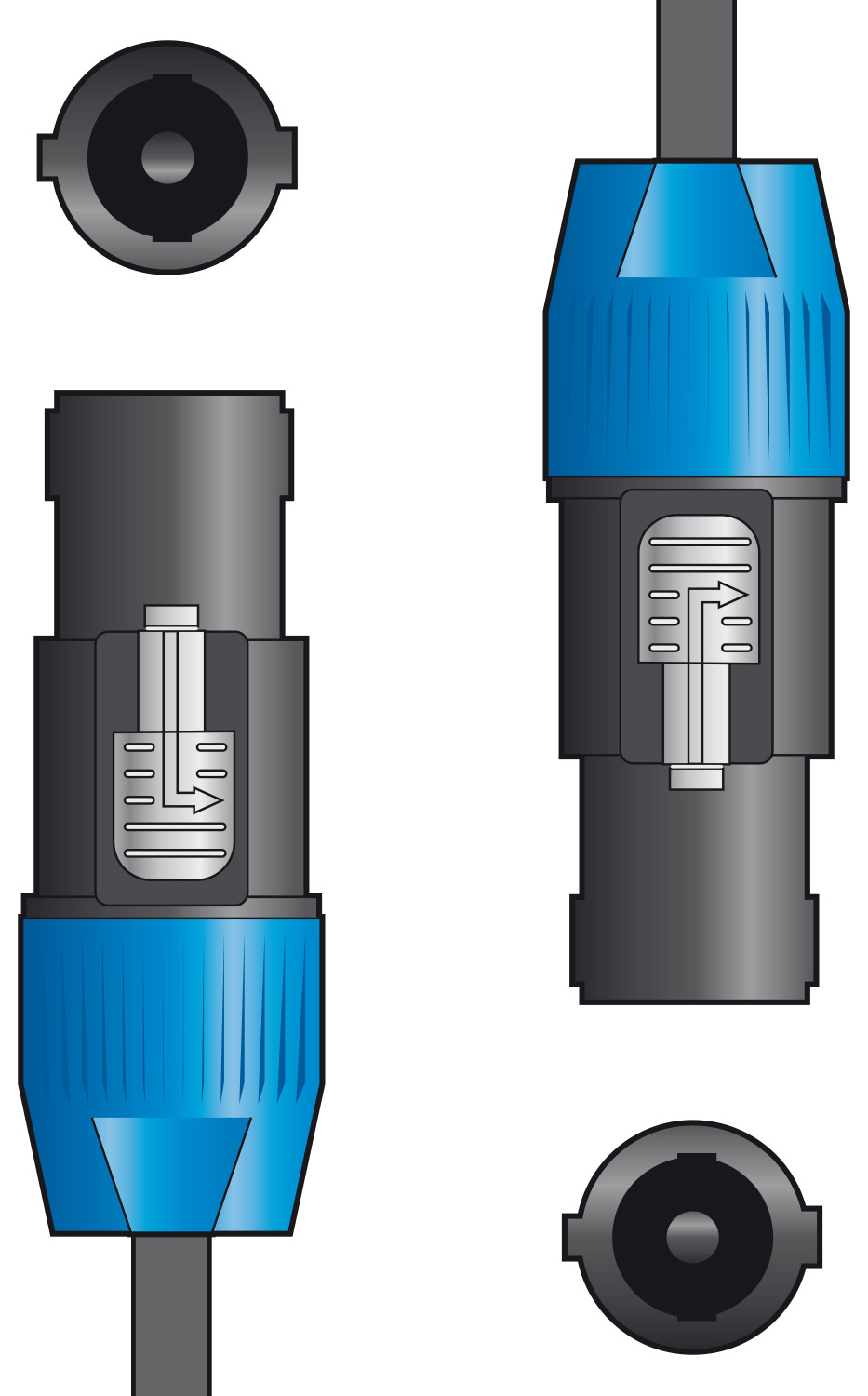Speakon™ Compatible Speaker Lead