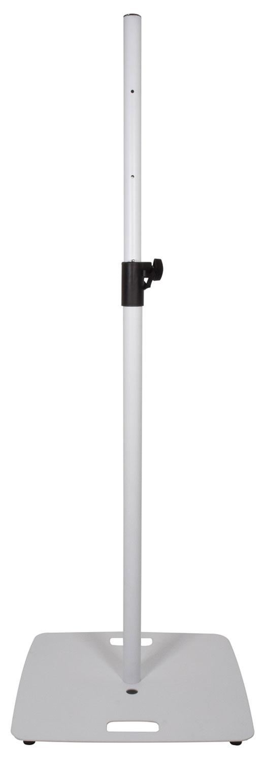 White Speaker Stand with Base Plate