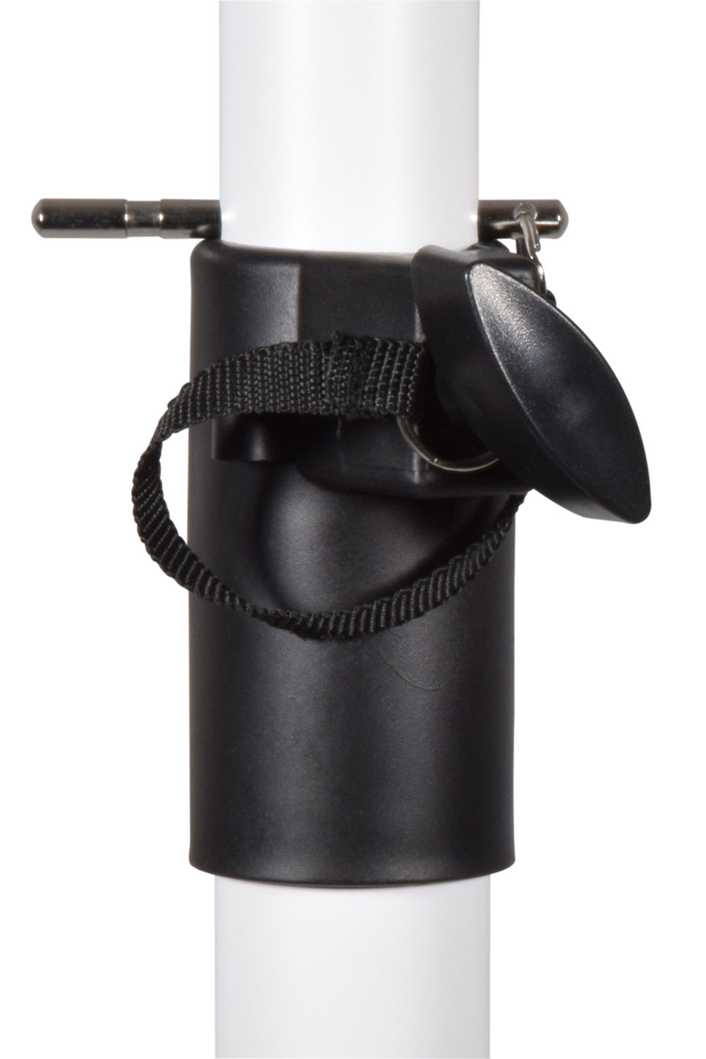 White Speaker Stand with Base Plate