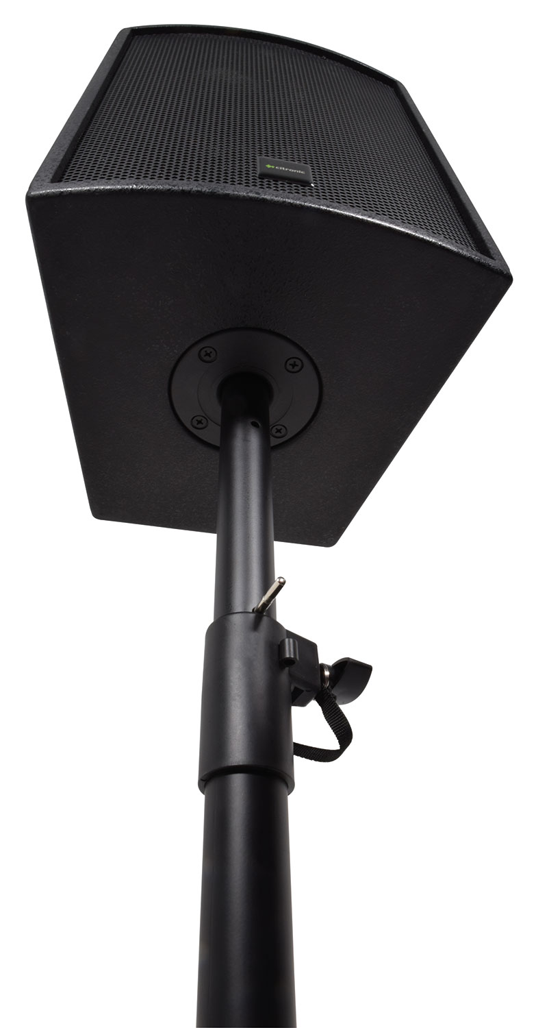 Black Speaker Stand with Base Plate