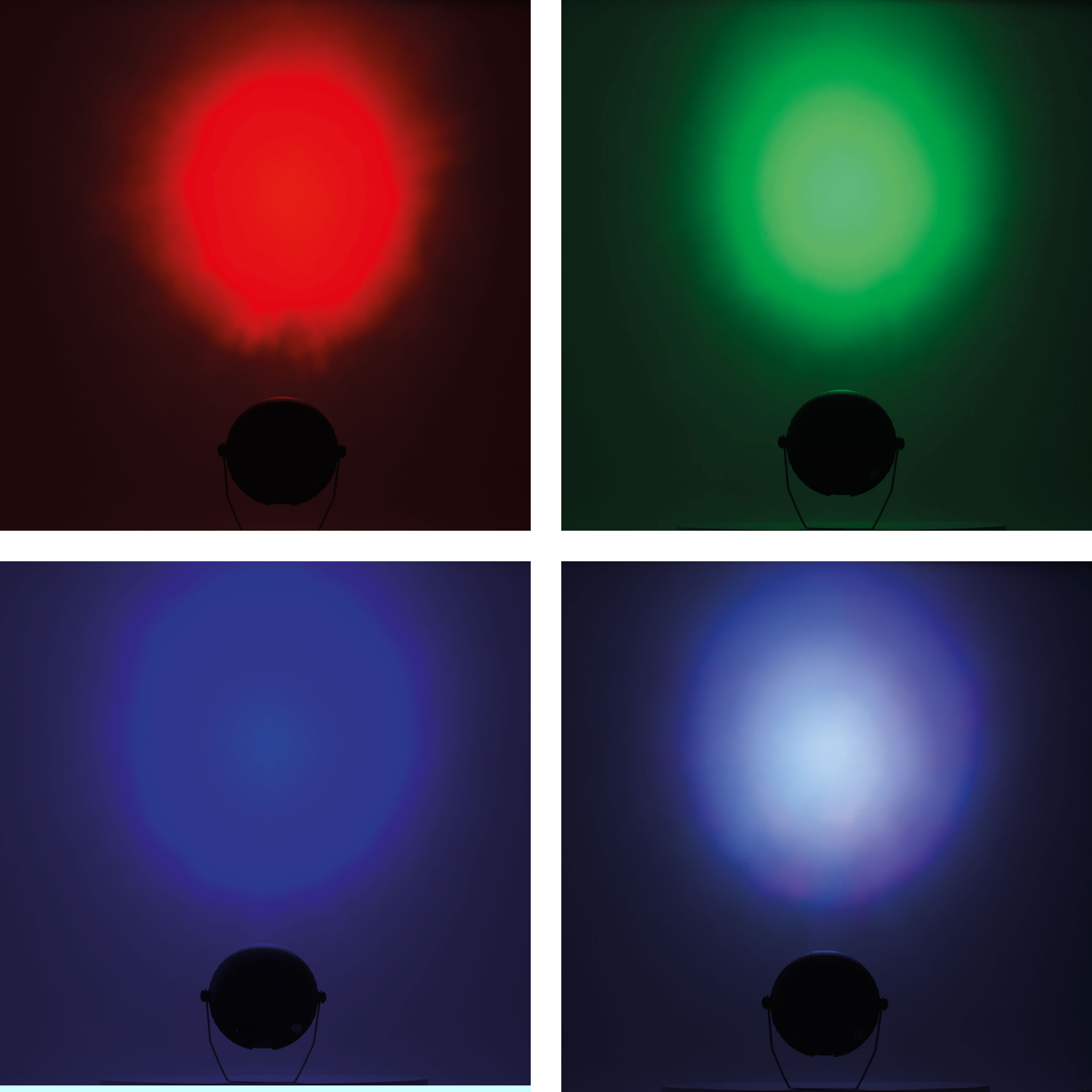 Battery RGB LED Par Spotlight
