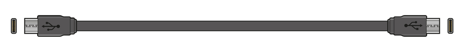 USB-C to USB-C Short Lead