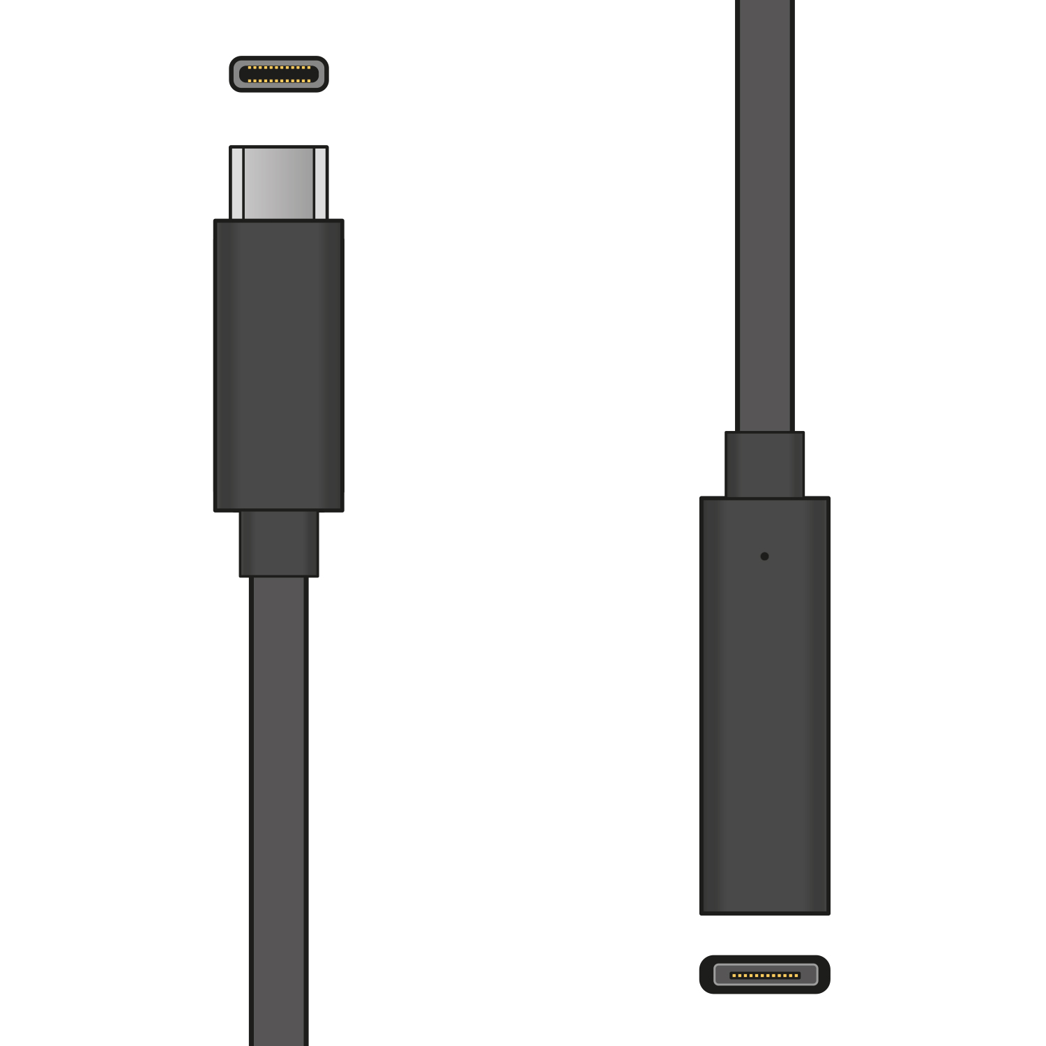 USB-C to USB-C Socket Lead (1.5M)
