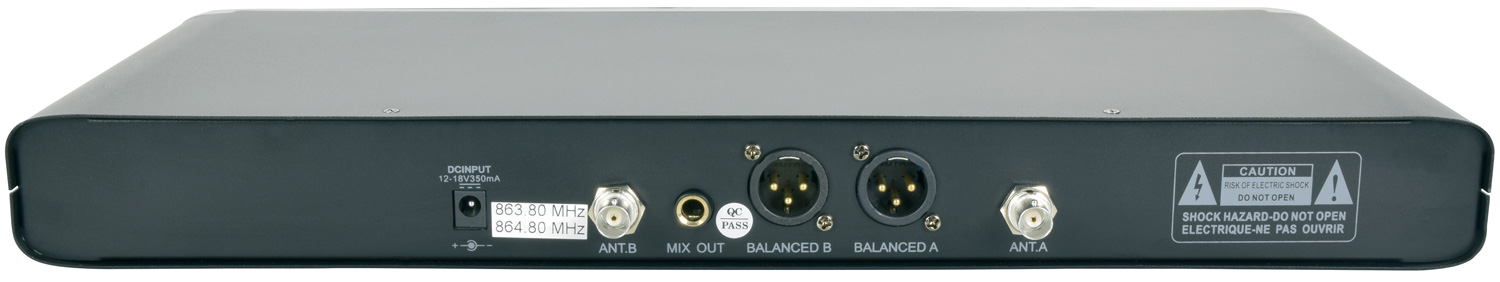 Dual Beltpack Wireless Microphone System
