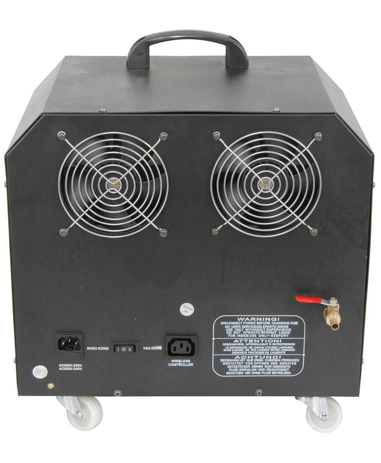 Dual Output Bubble Machine