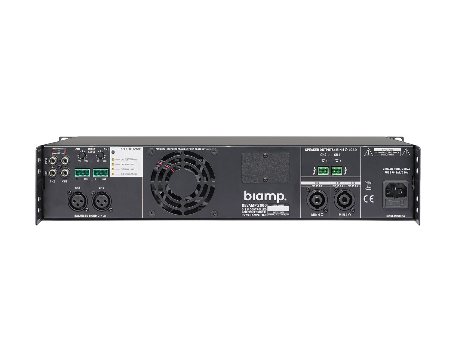 Biamp Revamp 2600 2 Channel Amplifier