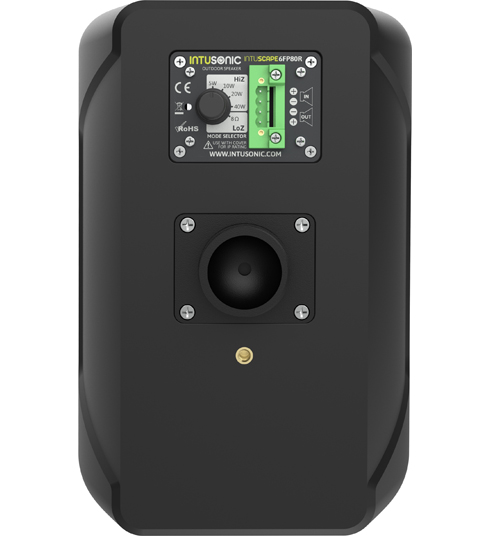 Intusonic Intuscape 6FP80R 6" Outdoor Loudspeaker Black