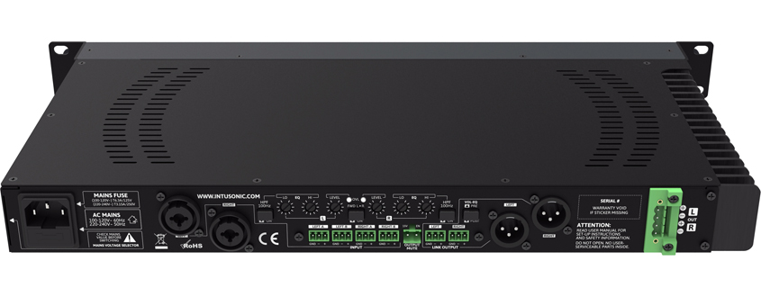Intusonic 2SDL160 2 Channel Installation Amplifier