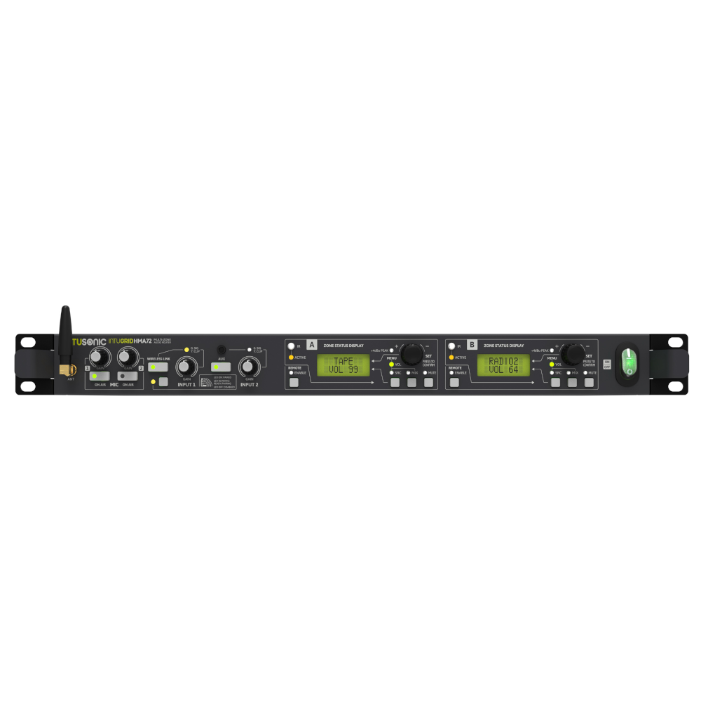 Intusonic HMA72 2-Zone Audio Router