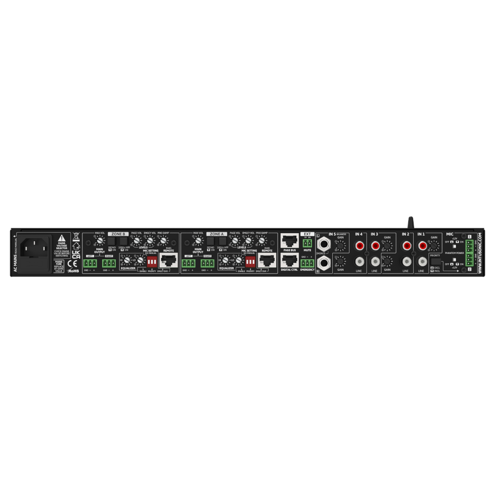 Intusonic HMA72 2-Zone Audio Router