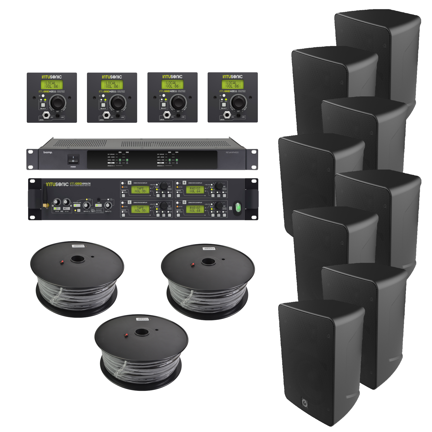 Indoor/Outdoor Quad Zone Audio Install Package 1.0