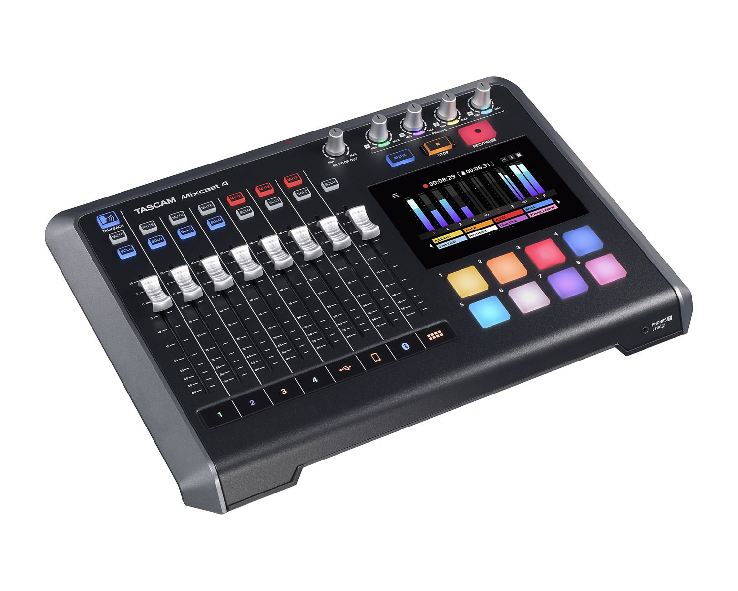 Tascam Mixcast 4 Podcast Recording Console
