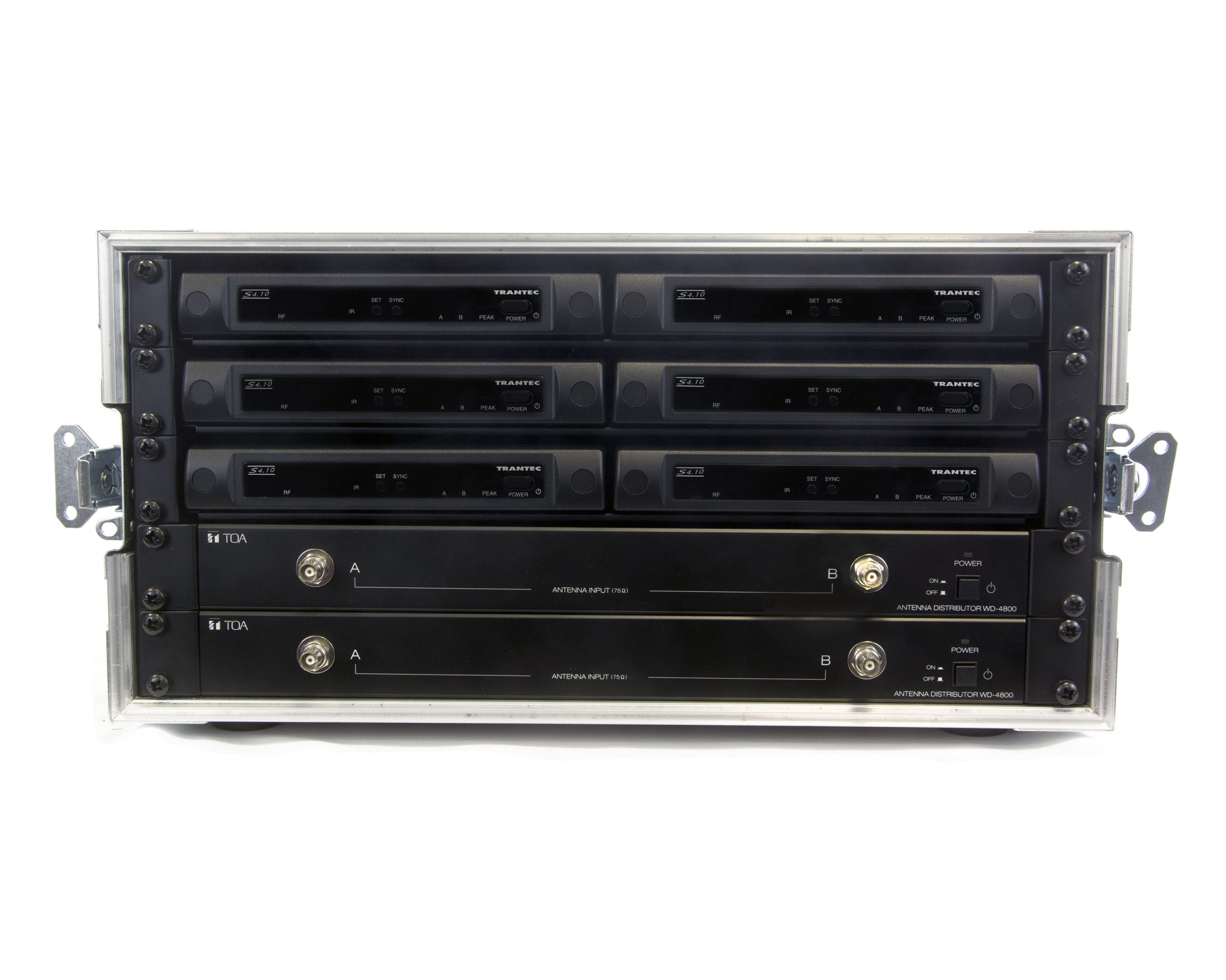 Trantec S4.10 Rack 6 CH38 Wireless Microphone System