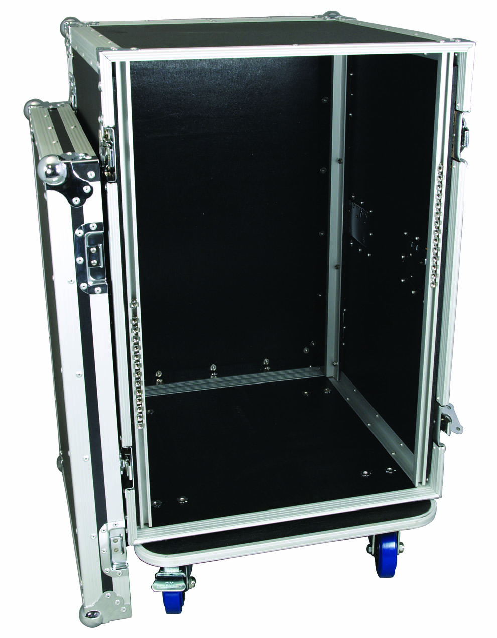 16U Rack Flightcase on Casters (520mm Deep)
